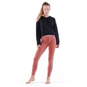 Yoiqi Plain Canyon Rose Leggings Bio Baumwolle Koralle 01