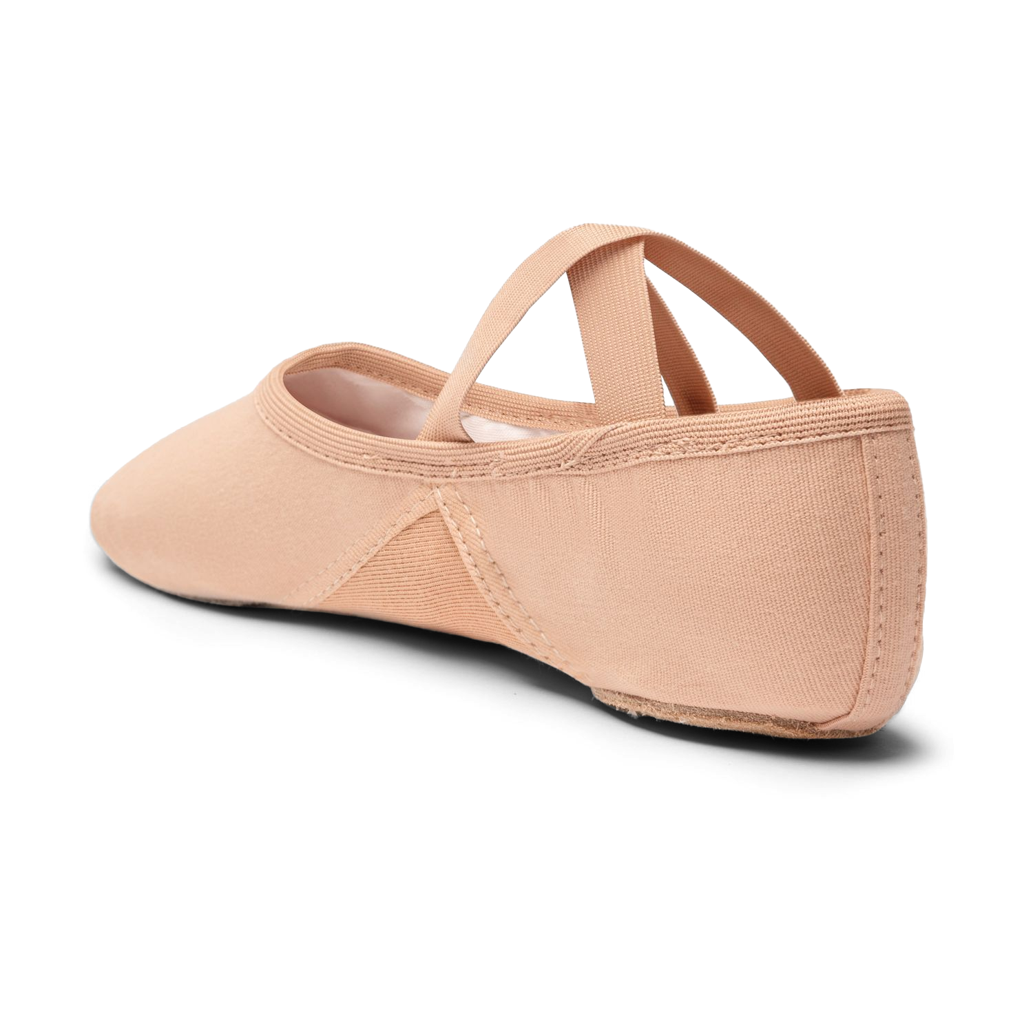 Rumpf 1007 Tan Elastisches Tanzschlaeppchen Vegan 03