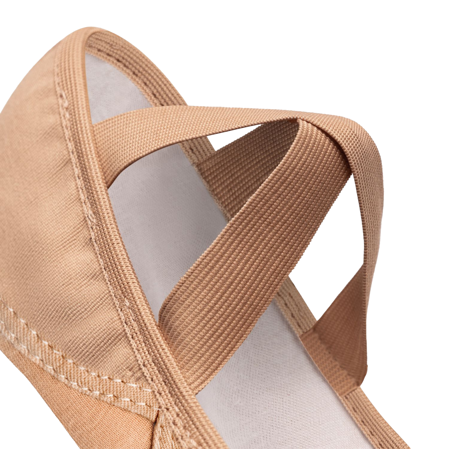 Rumpf 1007 Tan Elastisches Tanzschlaeppchen Vegan 06