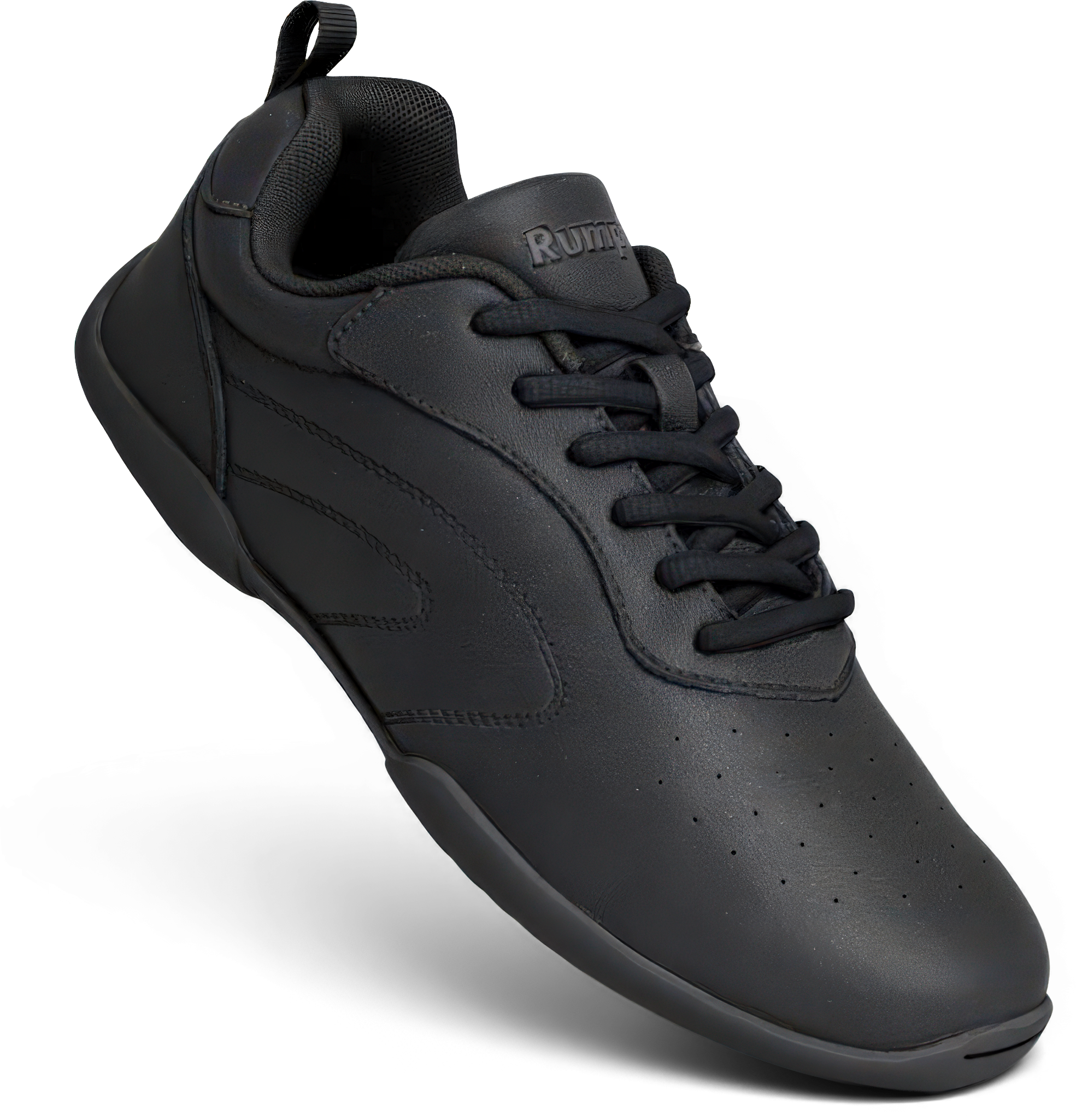 Rumpf Discofox 1630 Schwarz Tanzsneaker Aus Leder Mit Durchgehender Flex Sohle 121680 04
