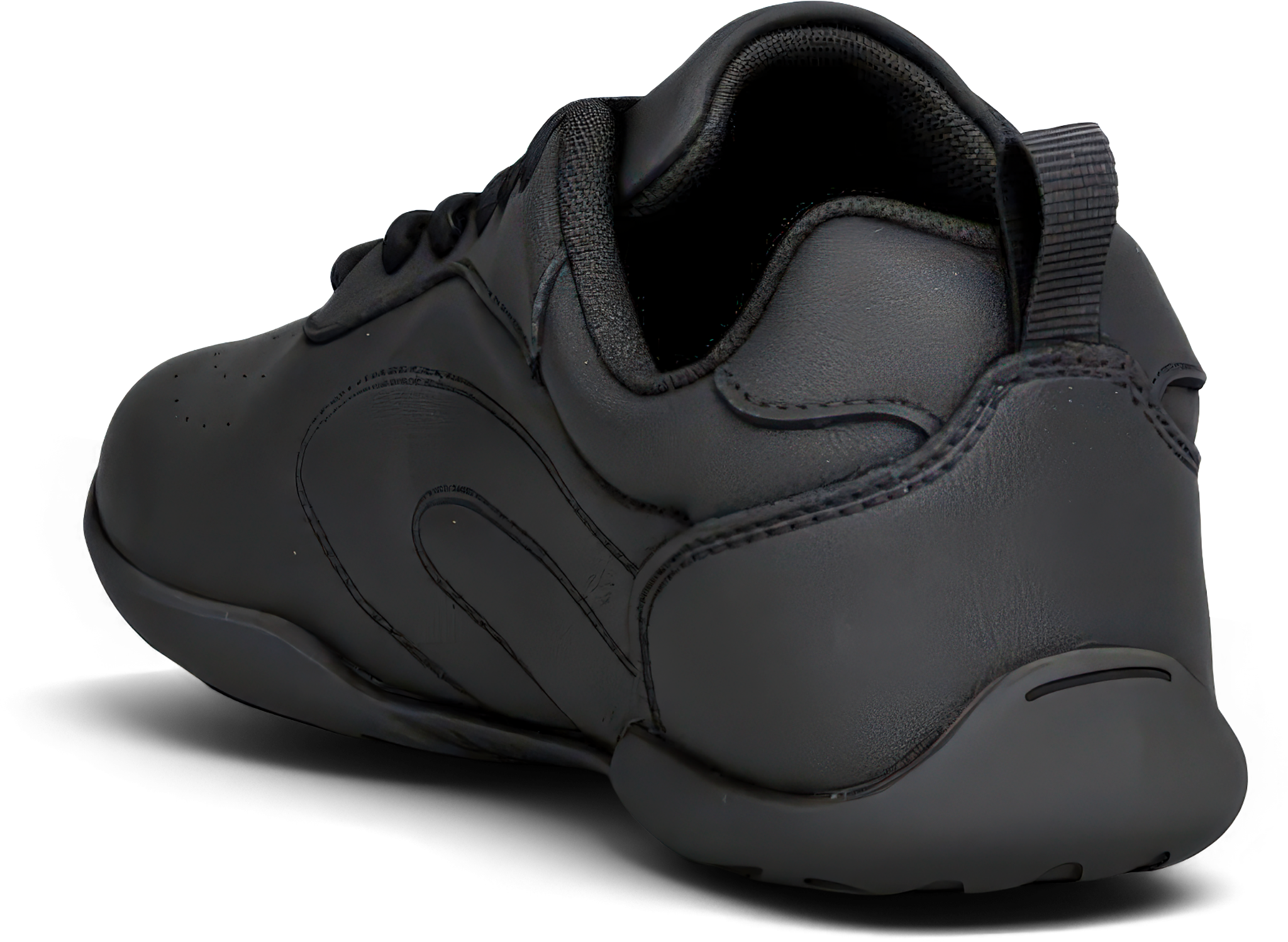 Rumpf Discofox 1630 Schwarz Tanzsneaker Aus Leder Mit Durchgehender Flex Sohle 121680 05