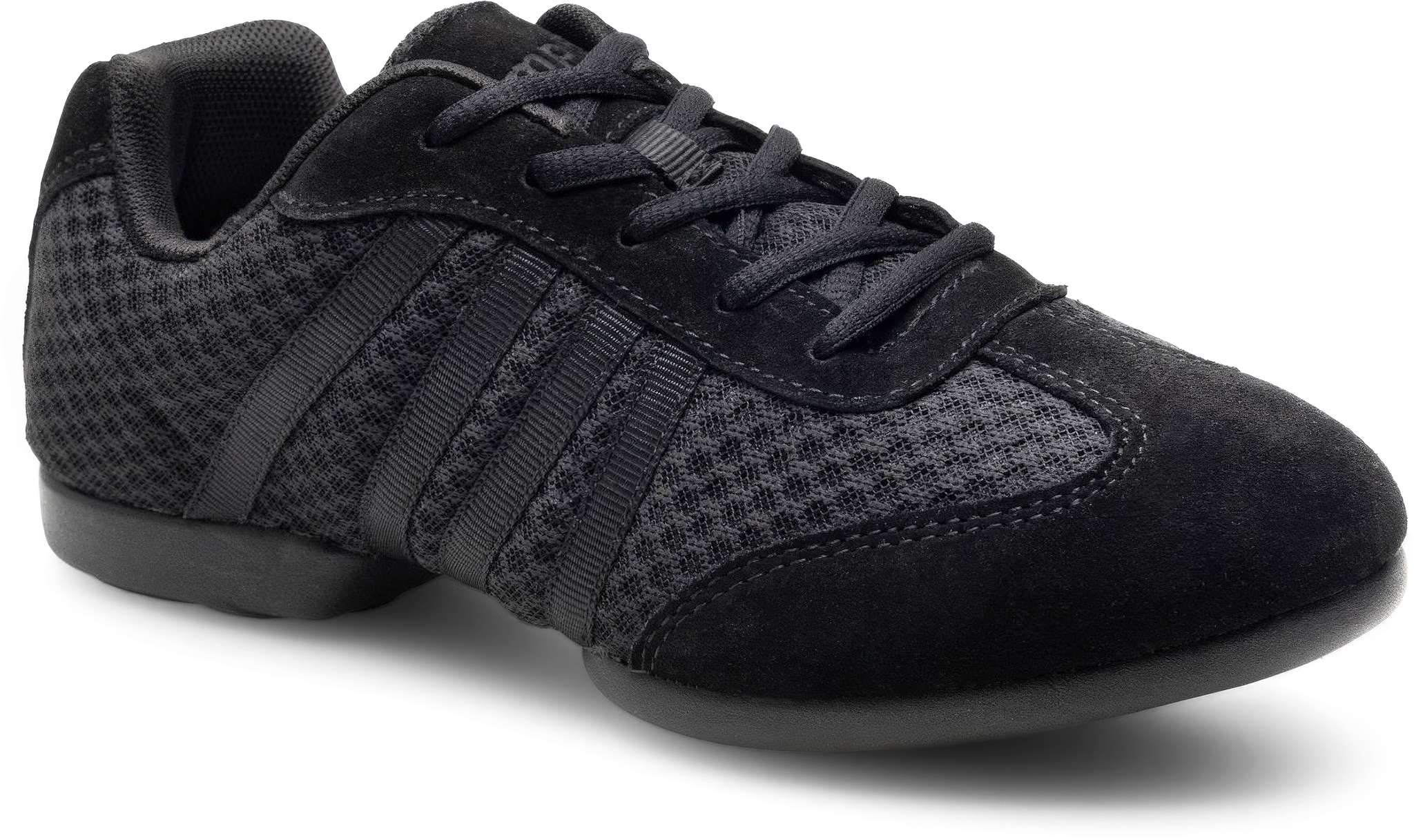 Rumpf Jesse 1587 Schwarz Unisex Tanzsneaker Aus Texil Geteilte Sohle 121661 02