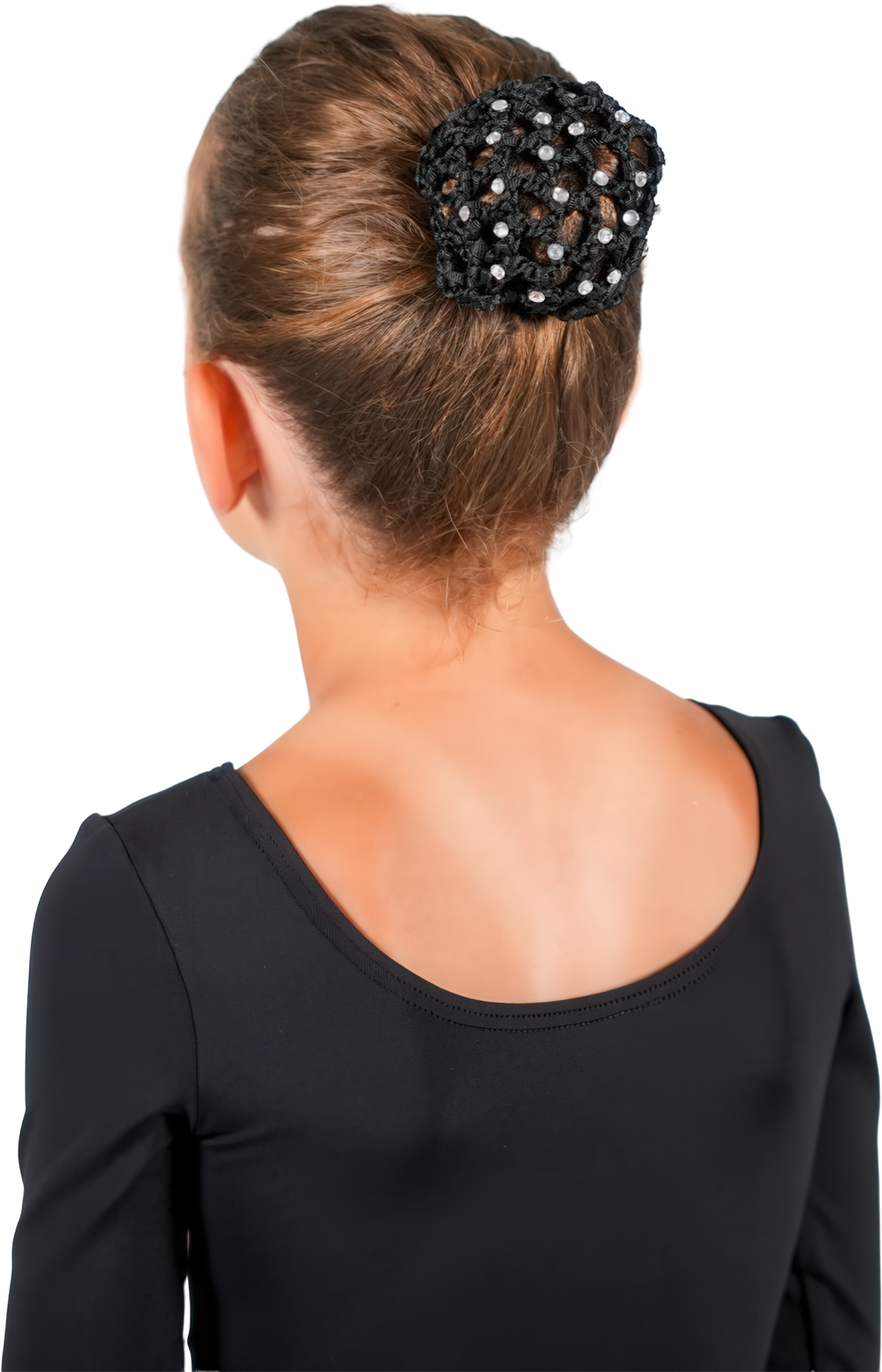 Rumpf Knotennetz Strass Ru8007 Black Schwarzes Haarnetz Mit Glitzersteinen 122775 02