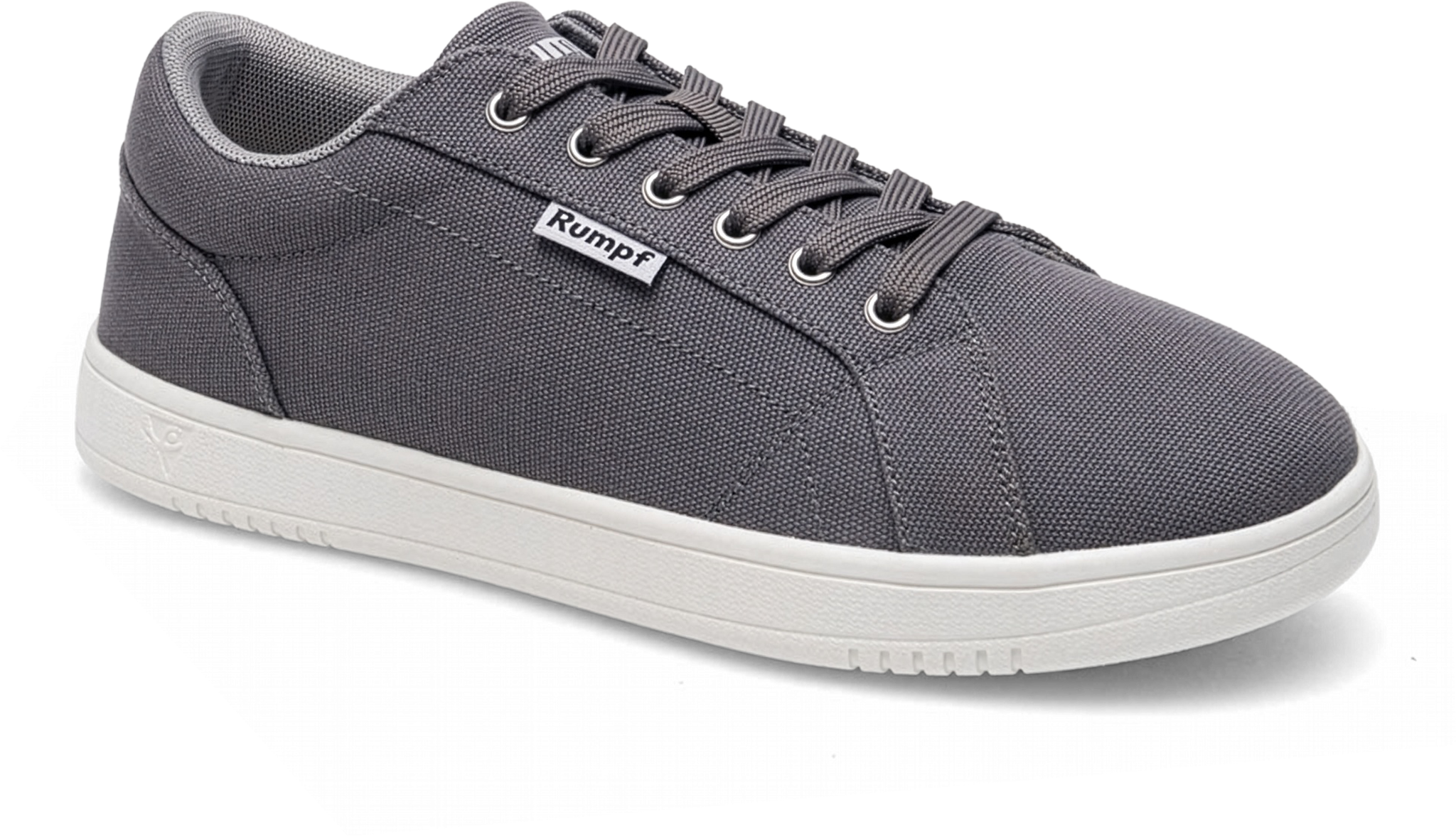 Rumpf Leo 1534 Grau Tanzsneaker Aus Leinen Ganze Sohle 109419 02