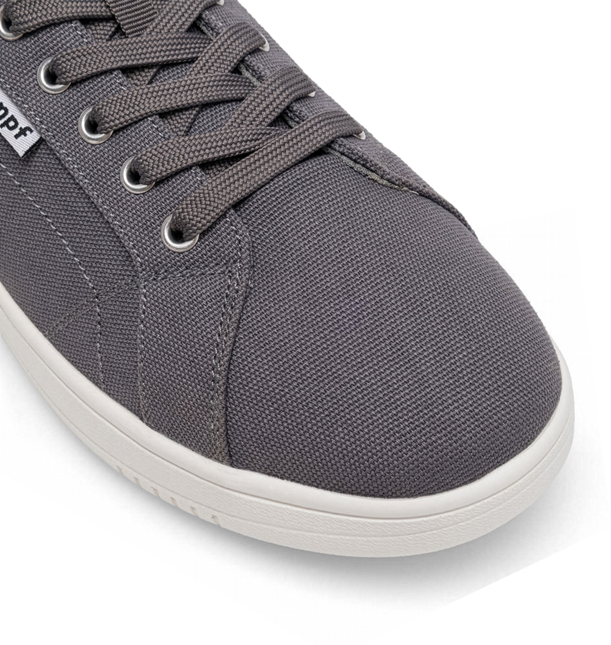 Rumpf Leo 1534 Grau Tanzsneaker Aus Leinen Ganze Sohle 109419 06