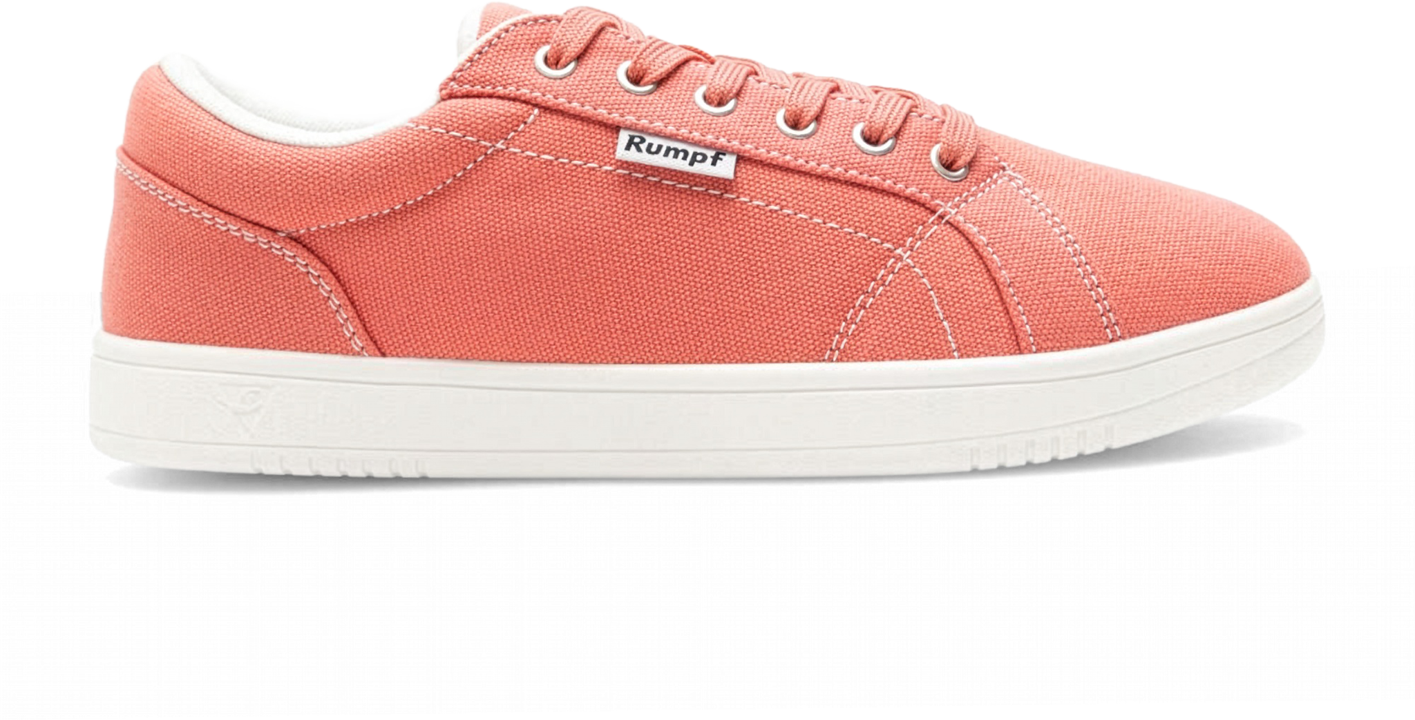 Rumpf Leo 1534 Pink Coral Tanzsneaker Aus Leinen Mit Ganzer Sohle 119728 01
