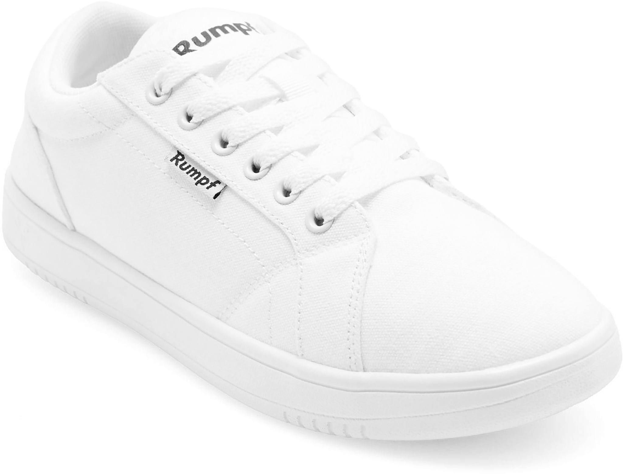 Rumpf Leo 1534 Weiss Tanzsneaker Aus Canvas Ganze Sohle 108571 02