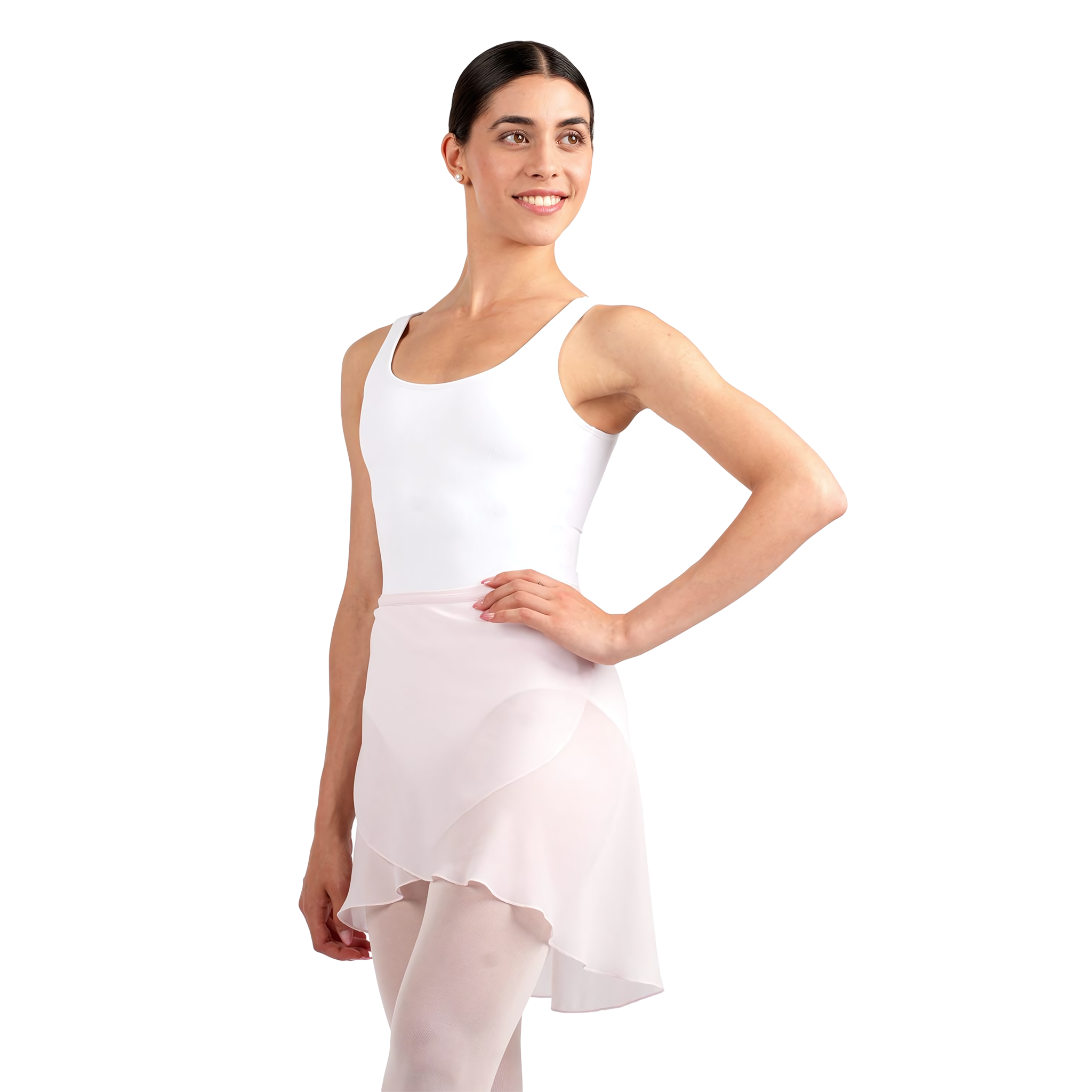 Rumpf R3050 Pink Rosa Damen Wickelrock Chiffon 001
