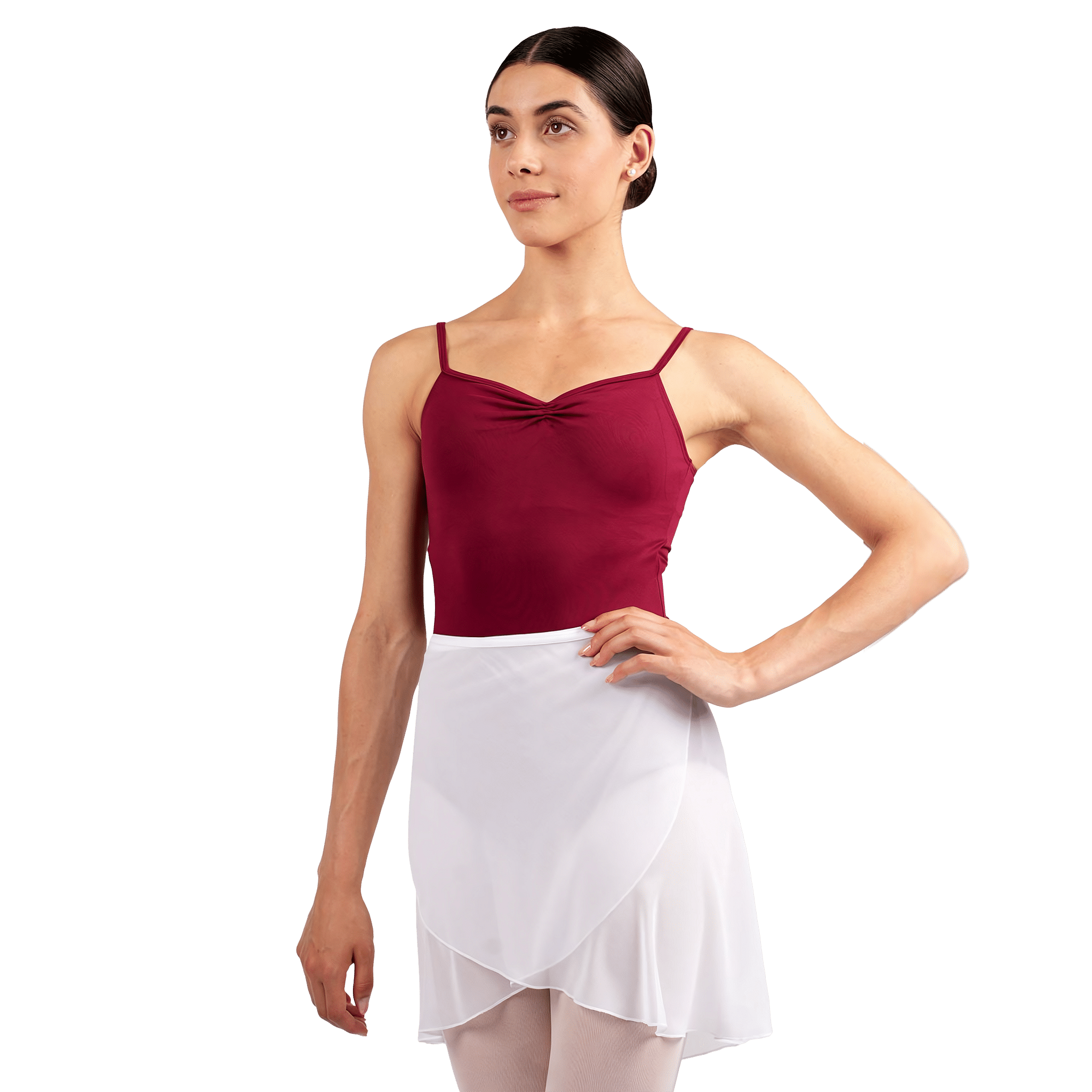 Rumpf R3050 Weiss Ballett Wickelrock Aus Chiffon 001