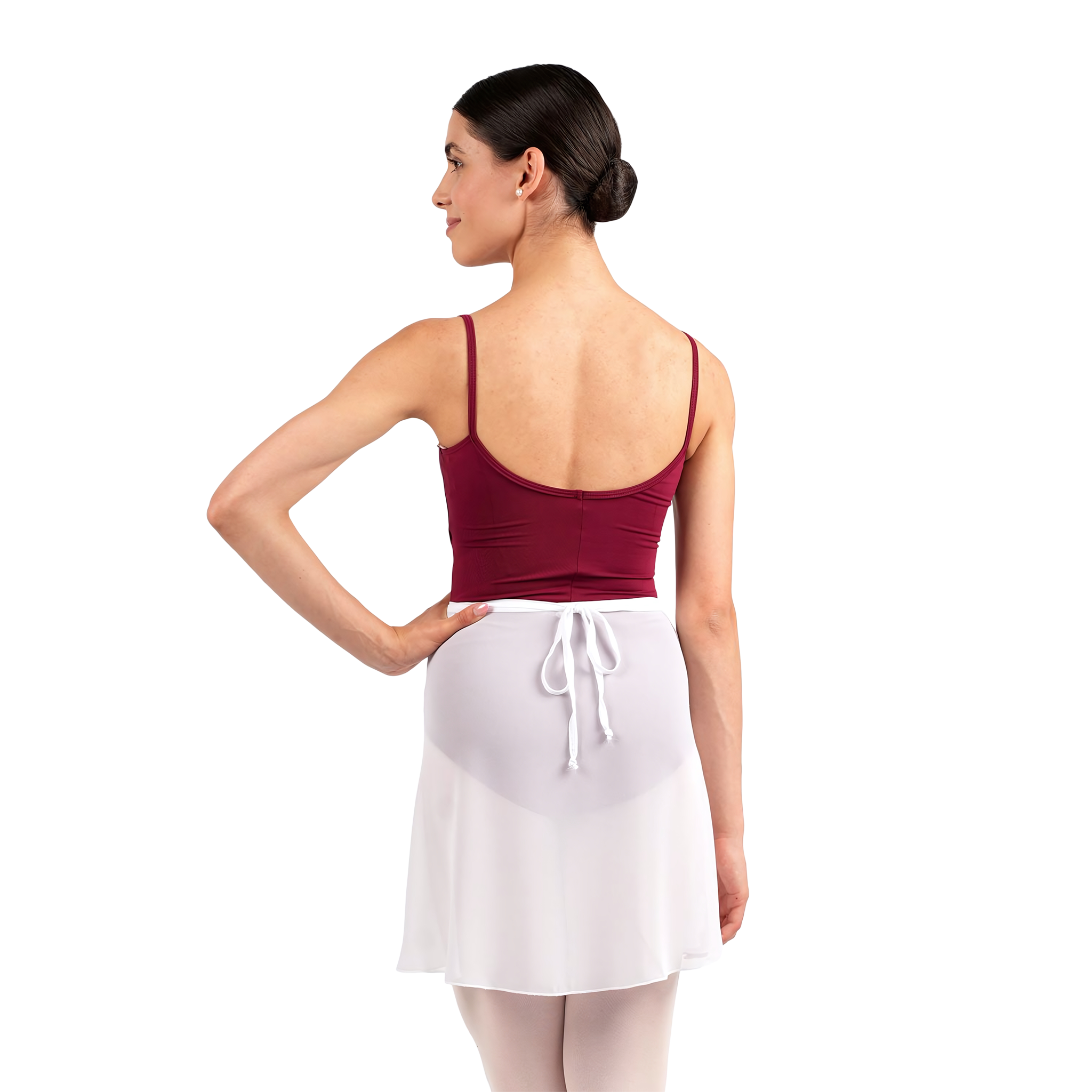 Rumpf R3050 Weiss Ballett Wickelrock Aus Chiffon 002