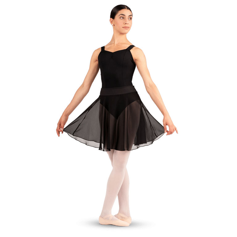 Rumpf R3051 Black Langer Ballettrock Mit Bund Schwarz 01