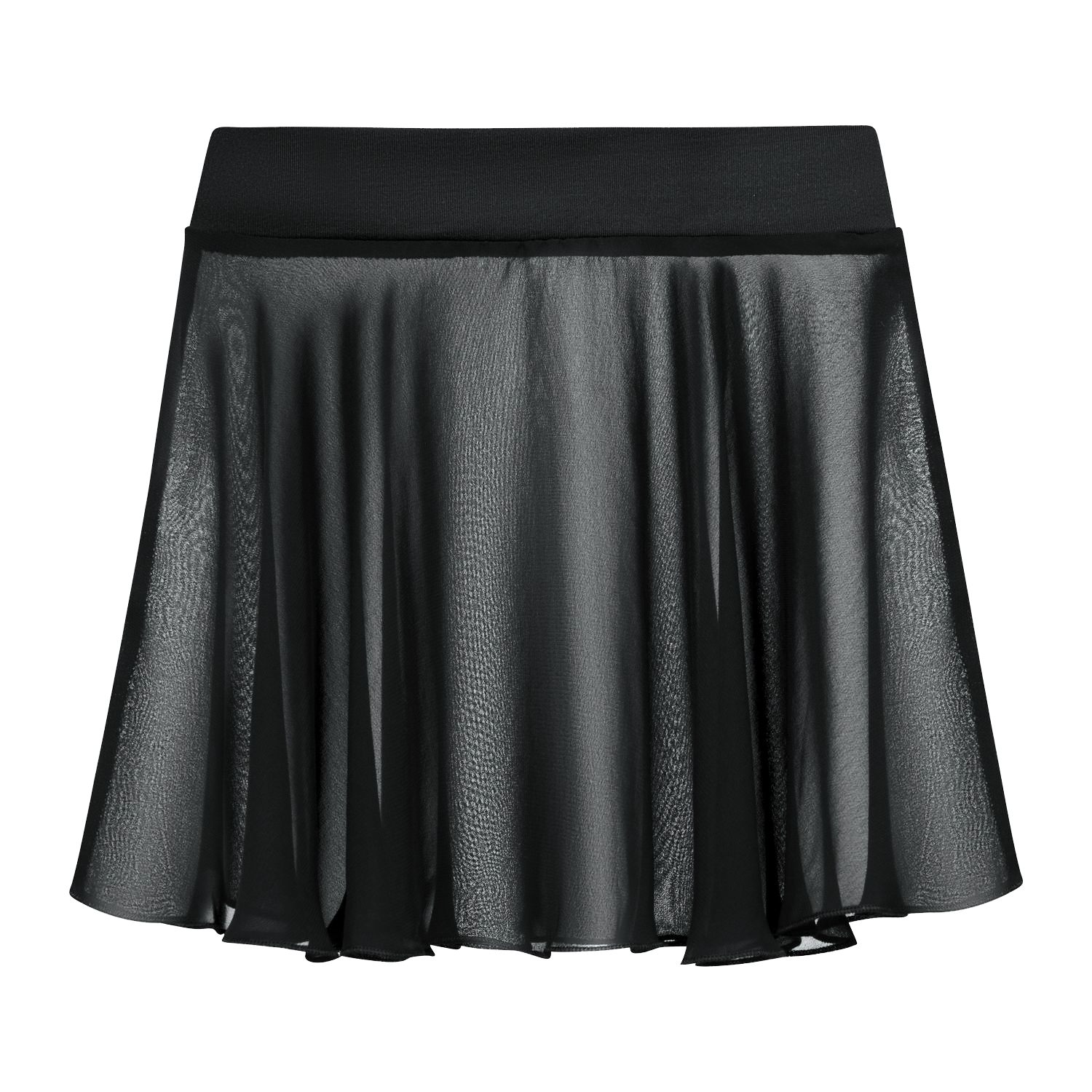 Rumpf R3051 Black Langer Ballettrock Mit Bund Schwarz 03