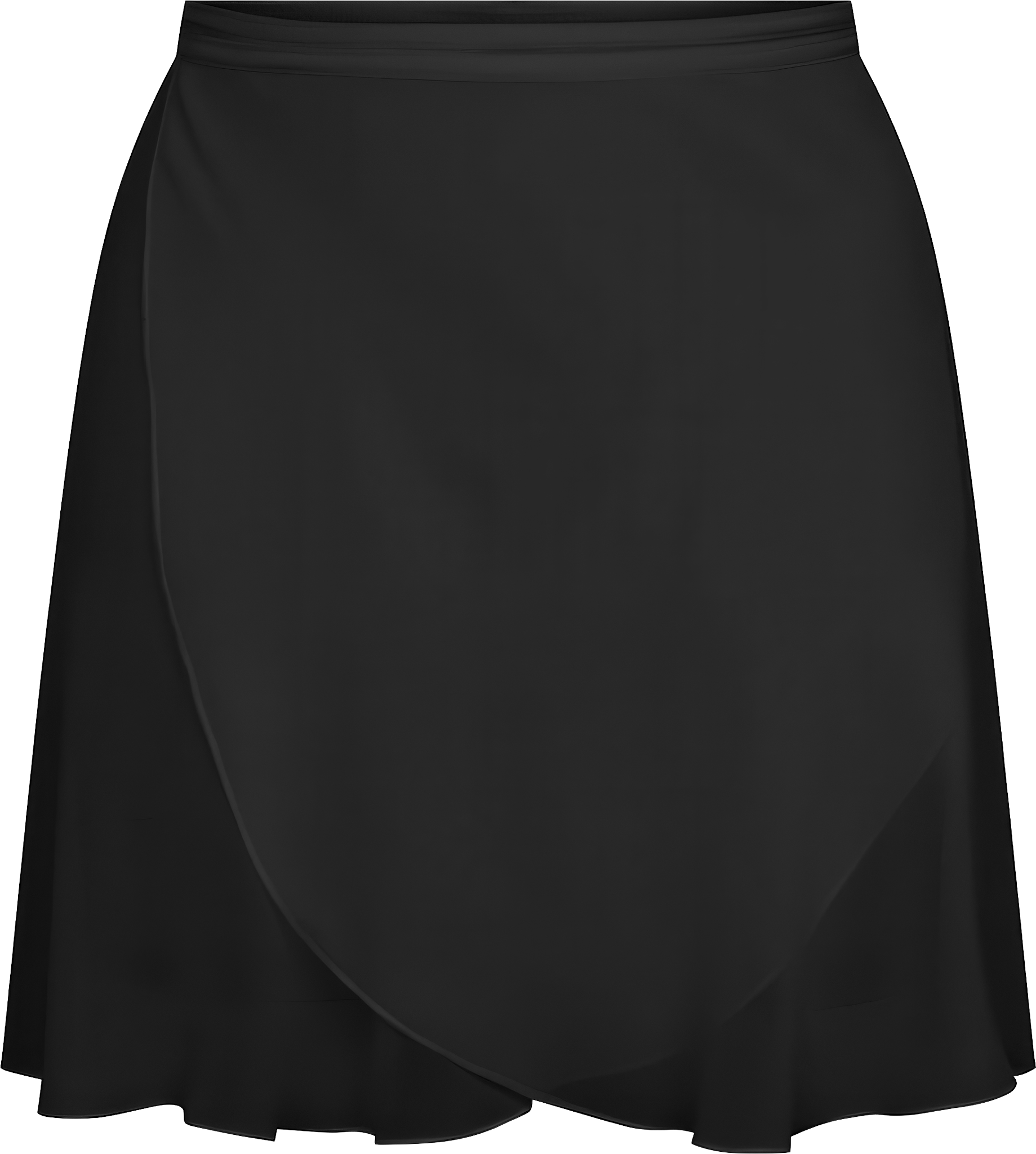 Rumpf R3053 Schwarz Chiffon Ballett Wickelrock Fuer Damen Und Maedchen 98218 02