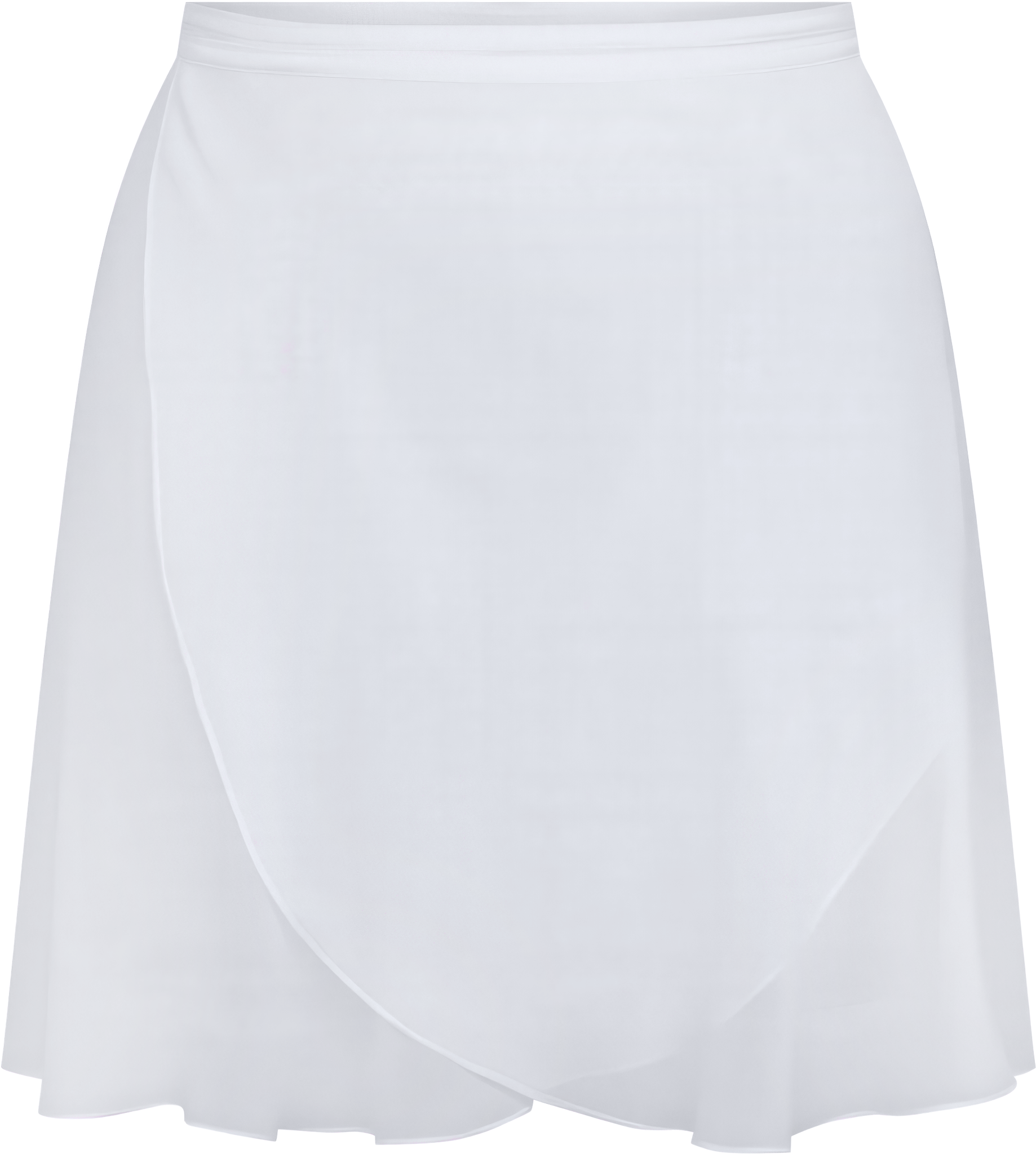 Rumpf R3053 Weiss Chiffon Ballett Wickelrock Fuer Damen Und Maedchen 98218 02