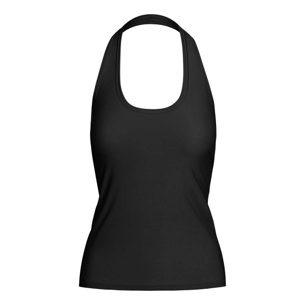 Rumpf Ru5515 Black Neckholder Tanztop Damen Schwarze Viskose 03