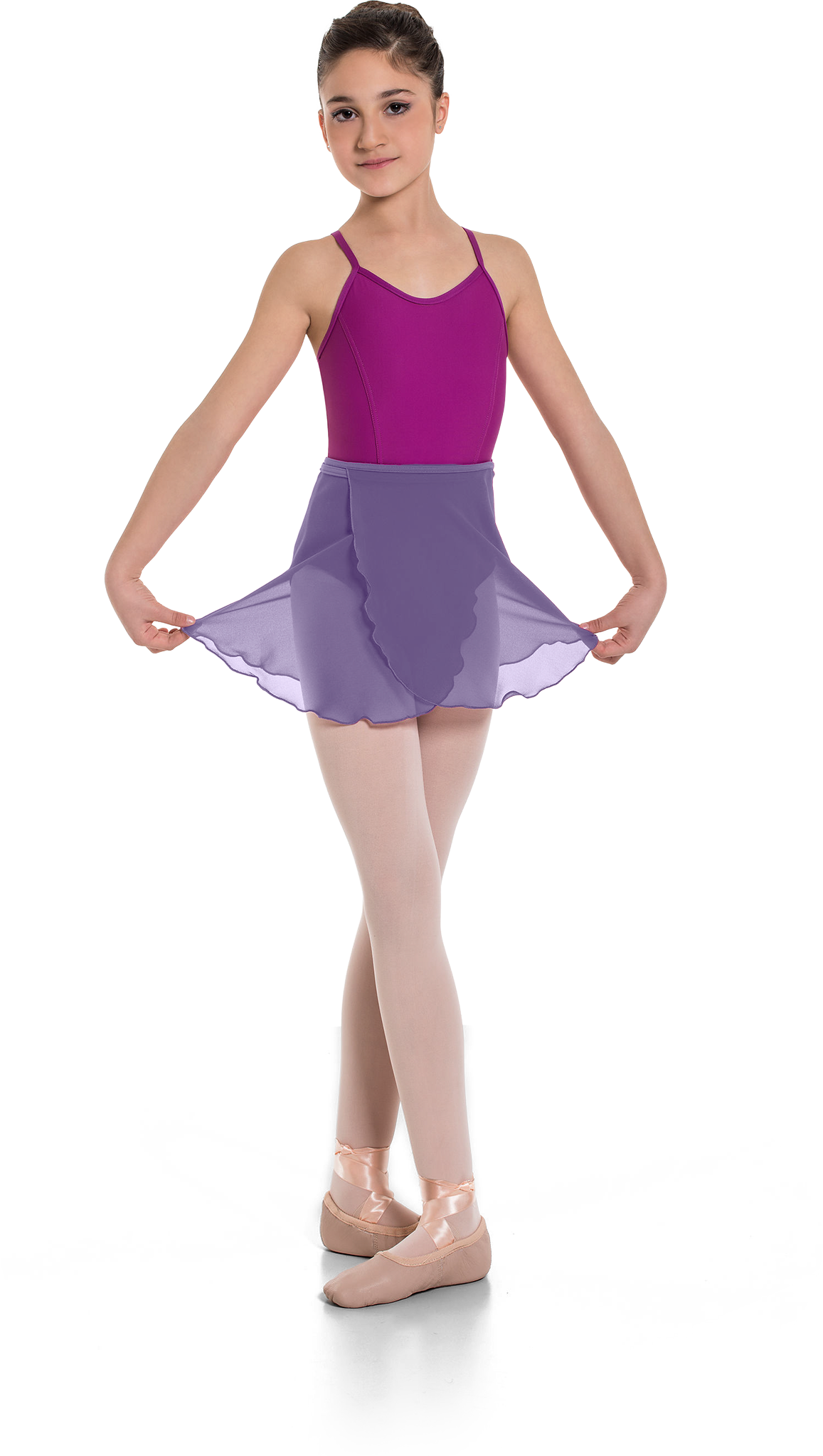 Sheddo Sk85c Lilac Lila Ballett Wickelrock Fuer Maedchen 94289 01