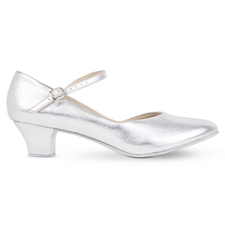 So Danca Ch791 Silver Tanzschuh Mit Kleinem Absatz Silber 01