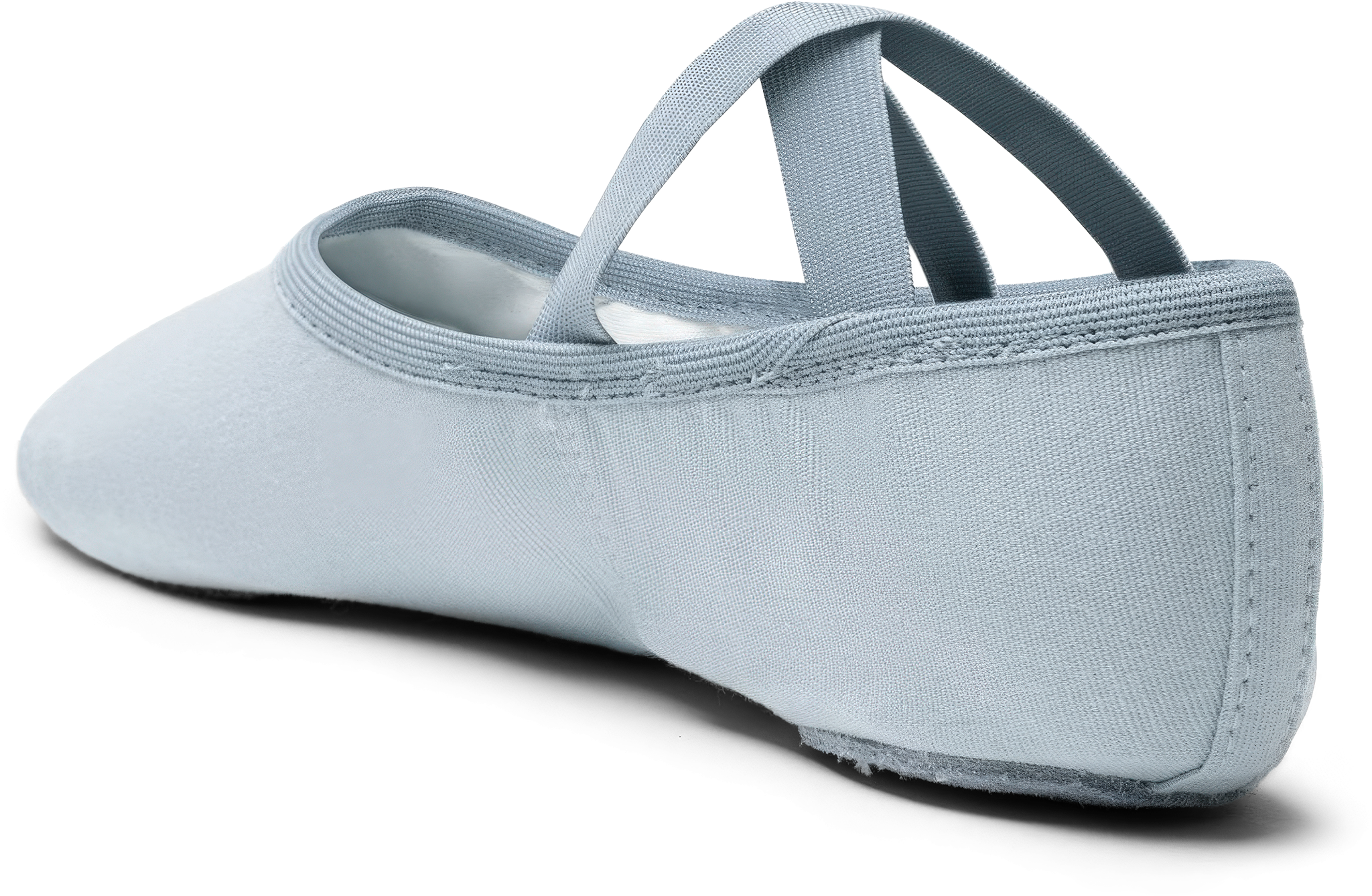 So Danca So Danca Sd16 Light Grey Leinen Ballettschlaeppchen Mit Geteilter Sohle Hellgrau 99683 02