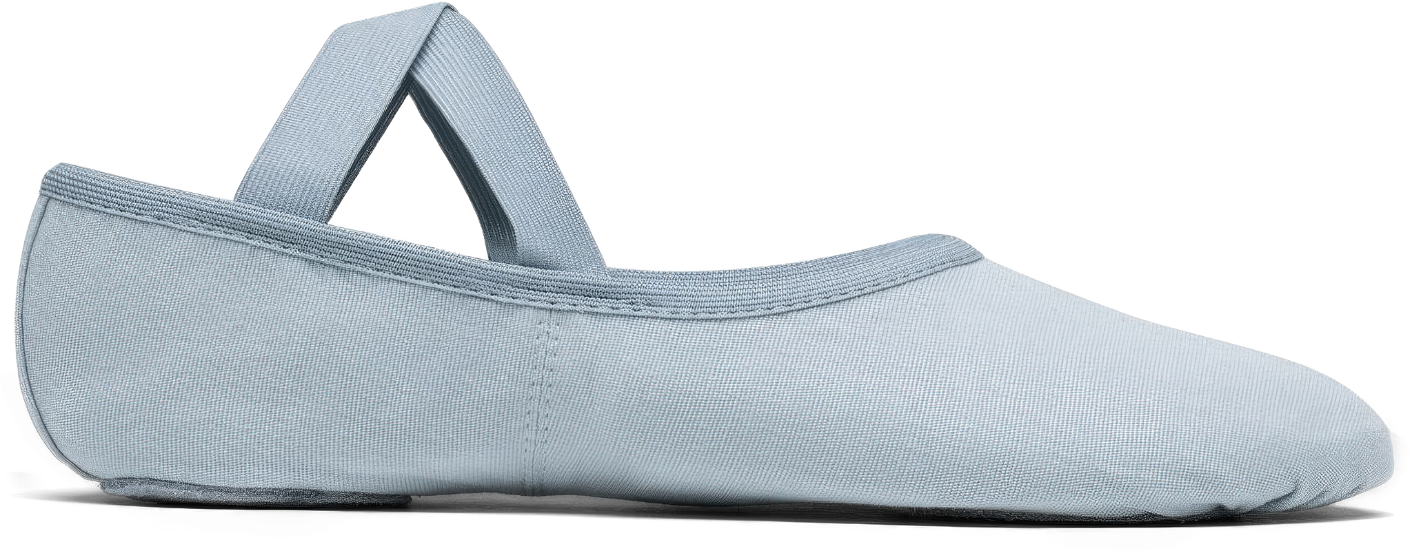 So Danca So Danca Sd16 Light Grey Leinen Ballettschlaeppchen Mit Geteilter Sohle Hellgrau 99683 03