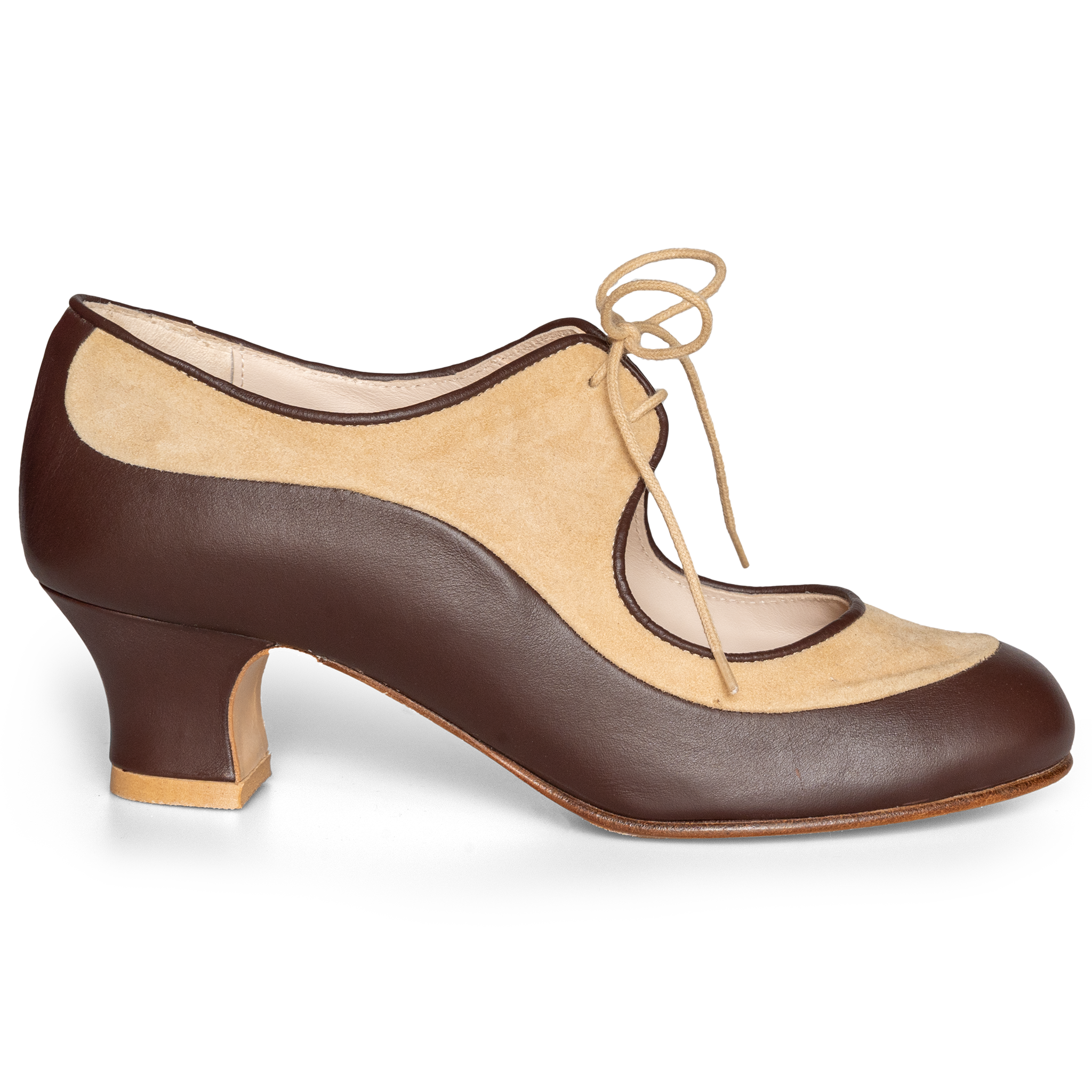 Swingz Begona Cervera M25 Angelito Boveda Beige Marron Swing Tanzschuh Beige Braun 01