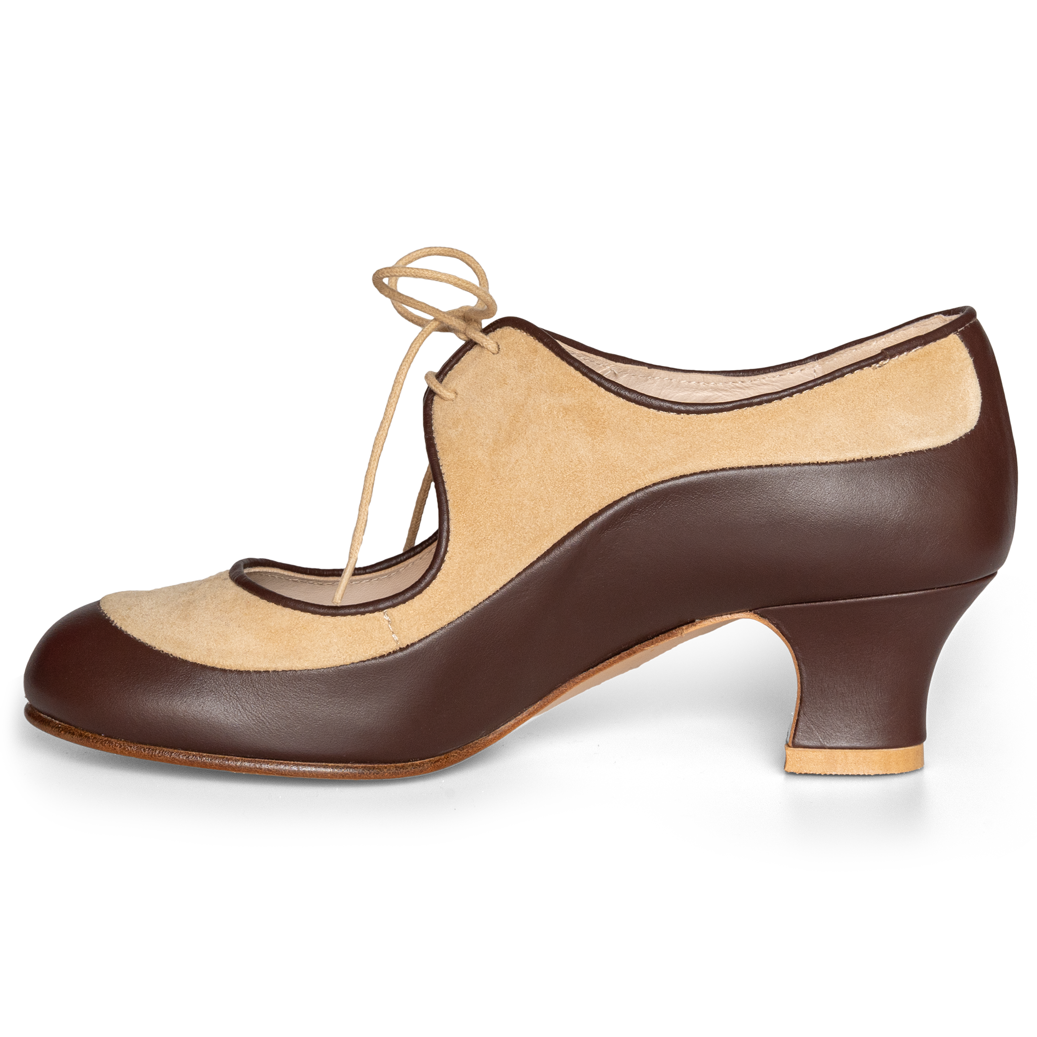 Swingz Begona Cervera M25 Angelito Boveda Beige Marron Swing Tanzschuh Beige Braun 02