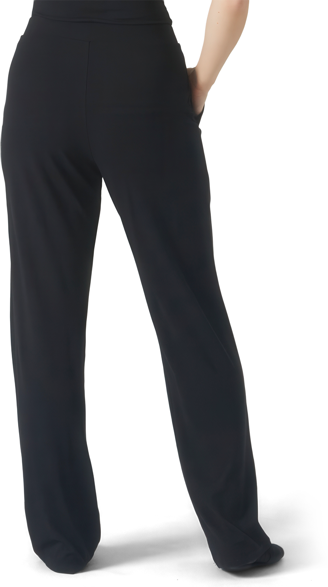 Tempsdanse Allan Noir Damen Tanzhose Mit Bundfalten Schwarz 05