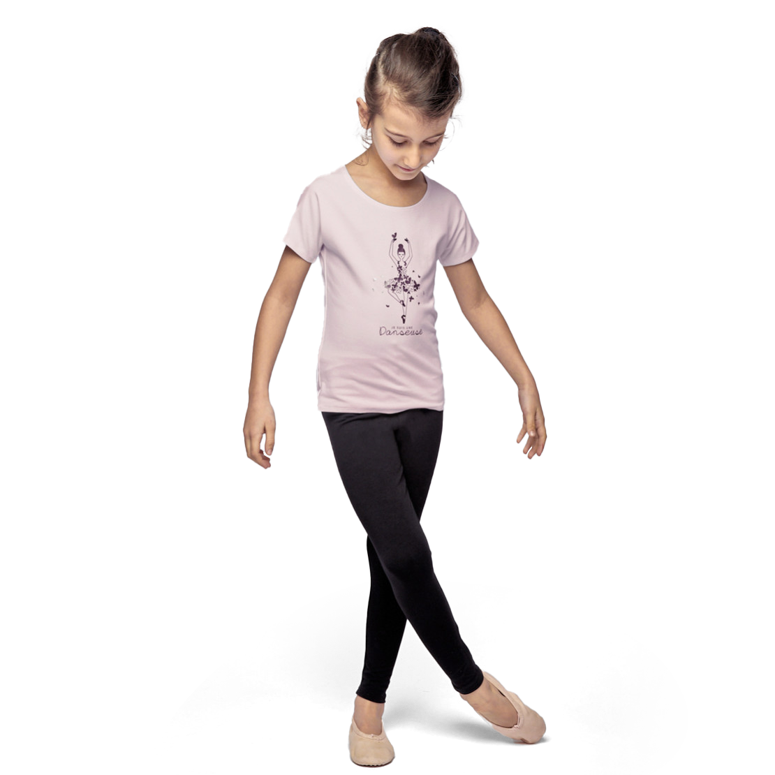 Tempsdanse Anae Jr Papillon Perle Kinder Tanz T Shirt Schmetterlingsmotiv 01