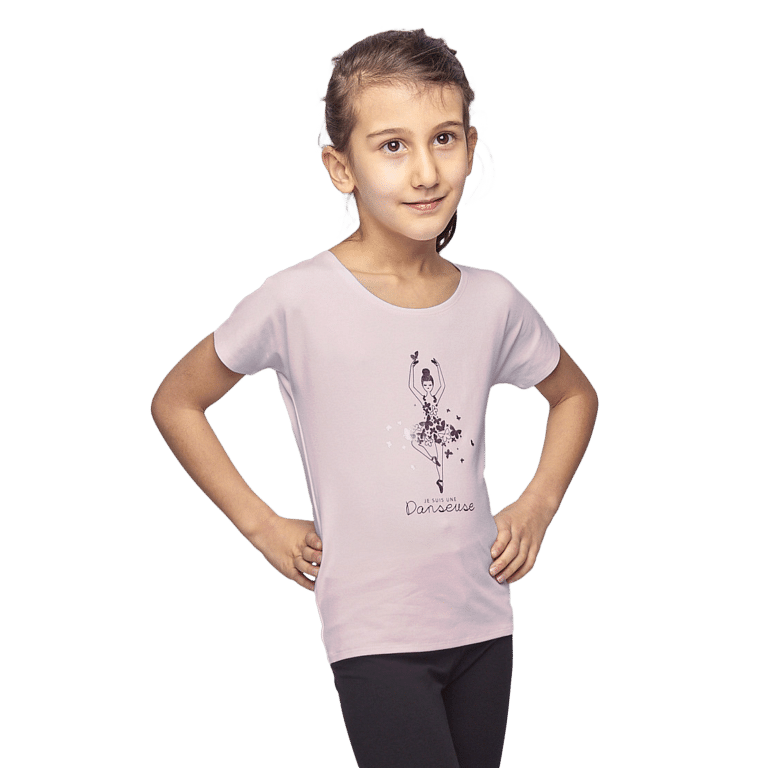 Tempsdanse Anae Jr Papillon Perle Kinder Tanz T Shirt Schmetterlingsmotiv 03