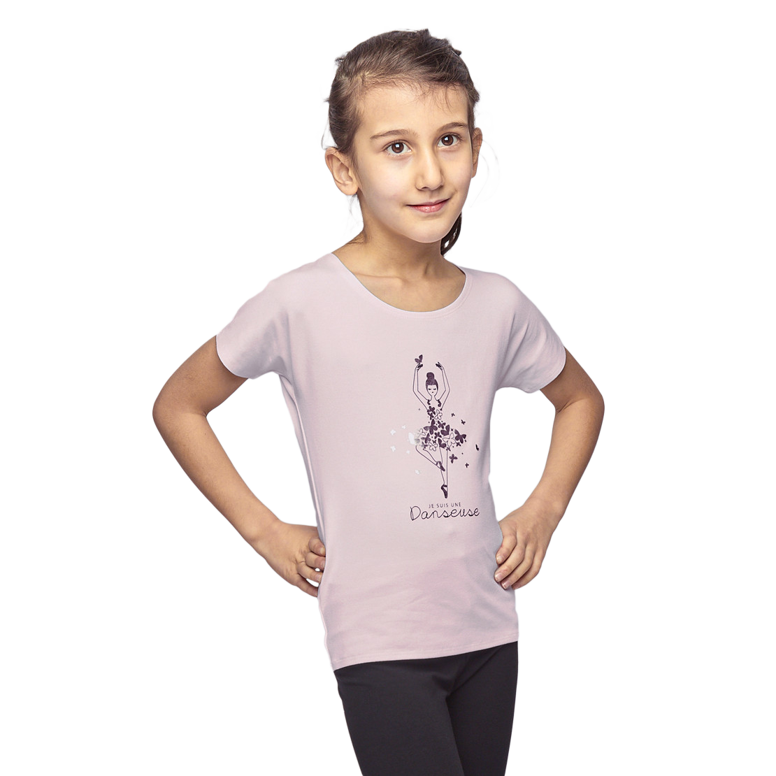 Tempsdanse Anae Jr Papillon Perle Kinder Tanz T Shirt Schmetterlingsmotiv 03