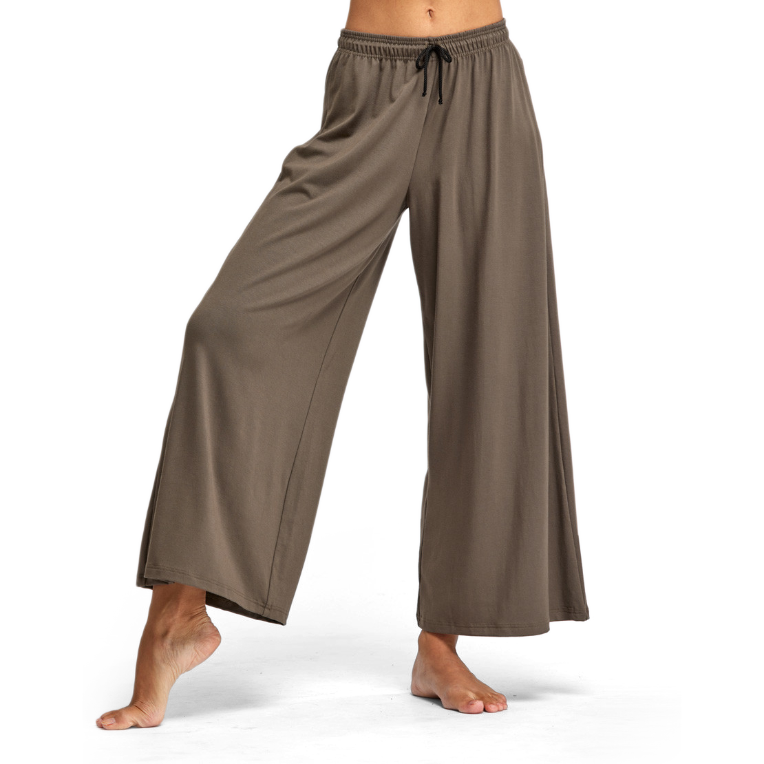 Tempsdanse Andrew Weite Braune Viskose Tanzhose Weites Bein 02