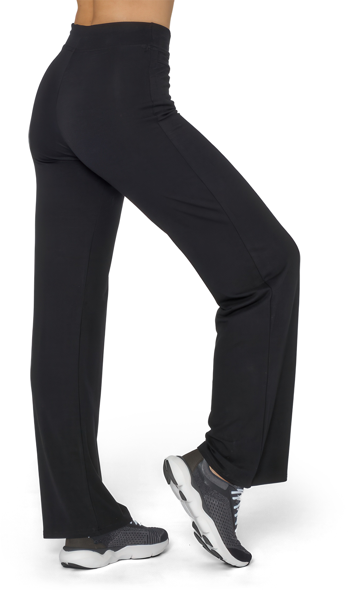 Tempsdanse Appolo Noir Hochgeschnittene Tanzhose Damen Schwarz 01