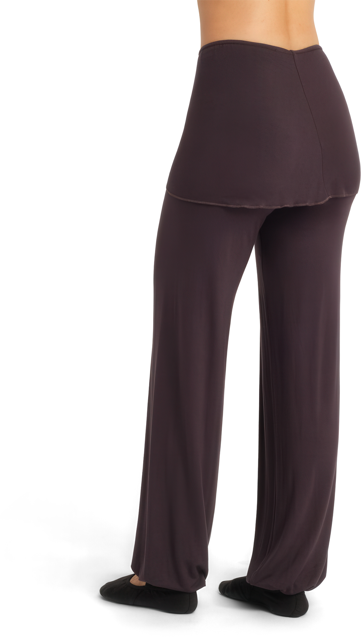 Tempsdanse Baby Carbon Tanzhose Mit Integriertem Rock Braungrau 118037 03