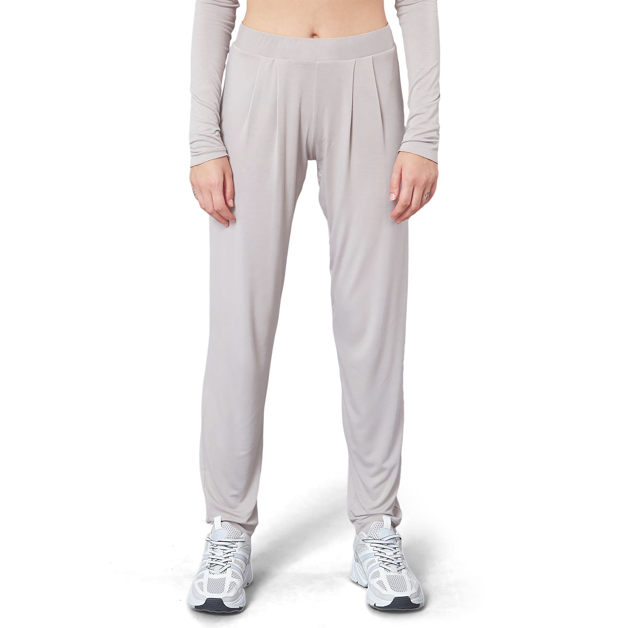 Tempsdanse Balboa Latte Bundfaltenhose Fuers Tanz Training Beige 01