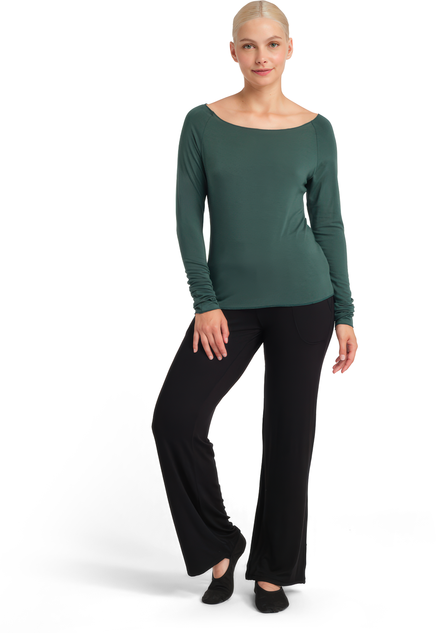 Tempsdanse Baltik Eden Gruenes Tanz Shirt Mit Langen Aermeln 113590 03