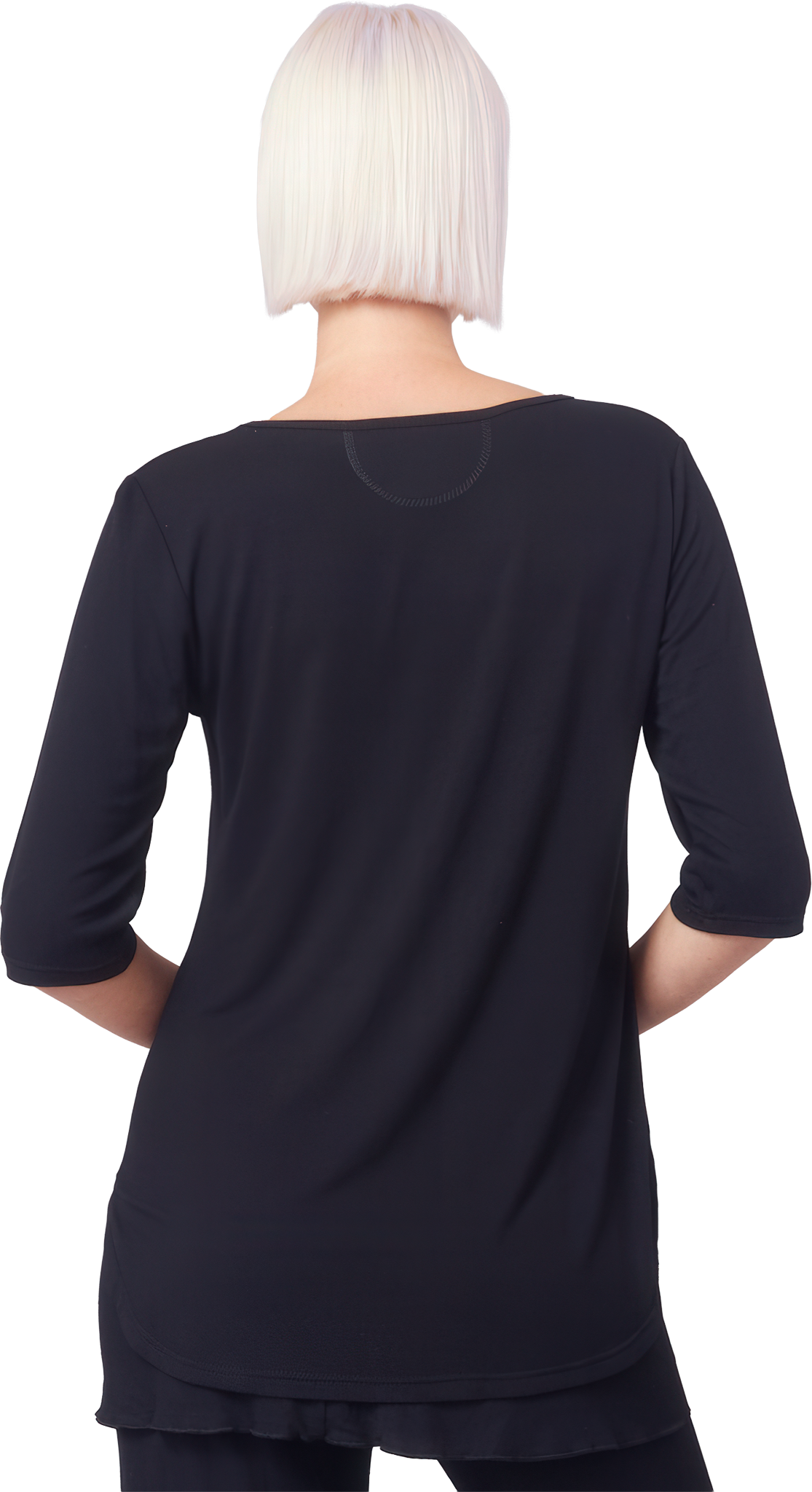 Tempsdanse Bambi Noir Damen Tanzshirt Aus Bambusviskose Schwarz 118047 03