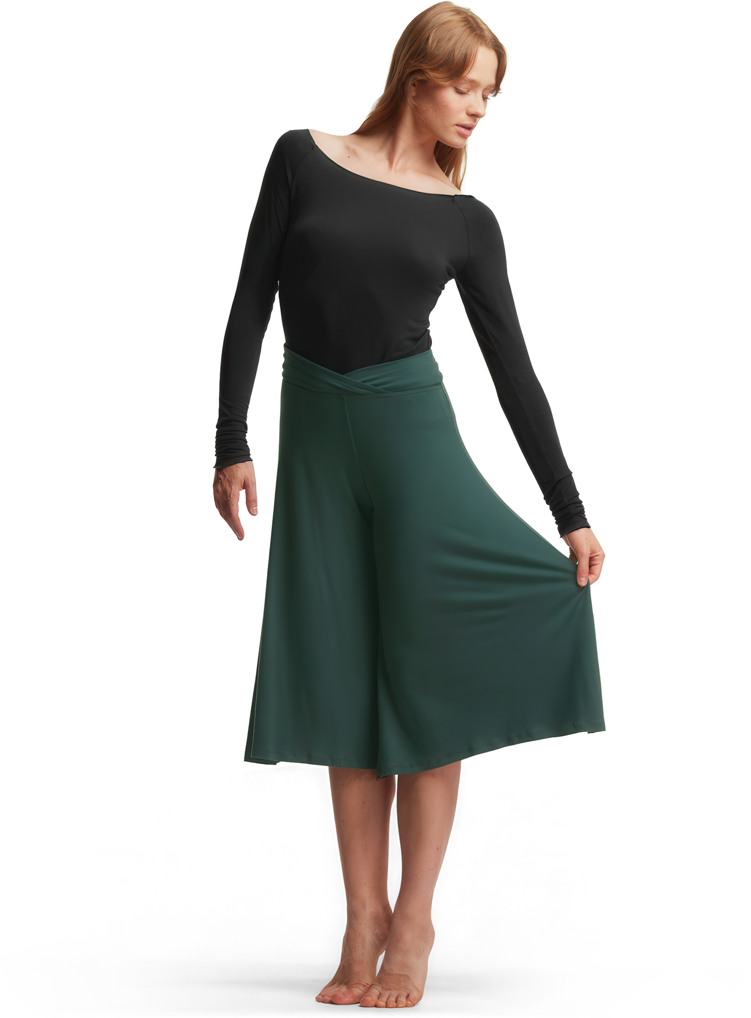 Tempsdanse Banskia Eden Culotte Mit Extraweitem Bein Gruen 113596 01