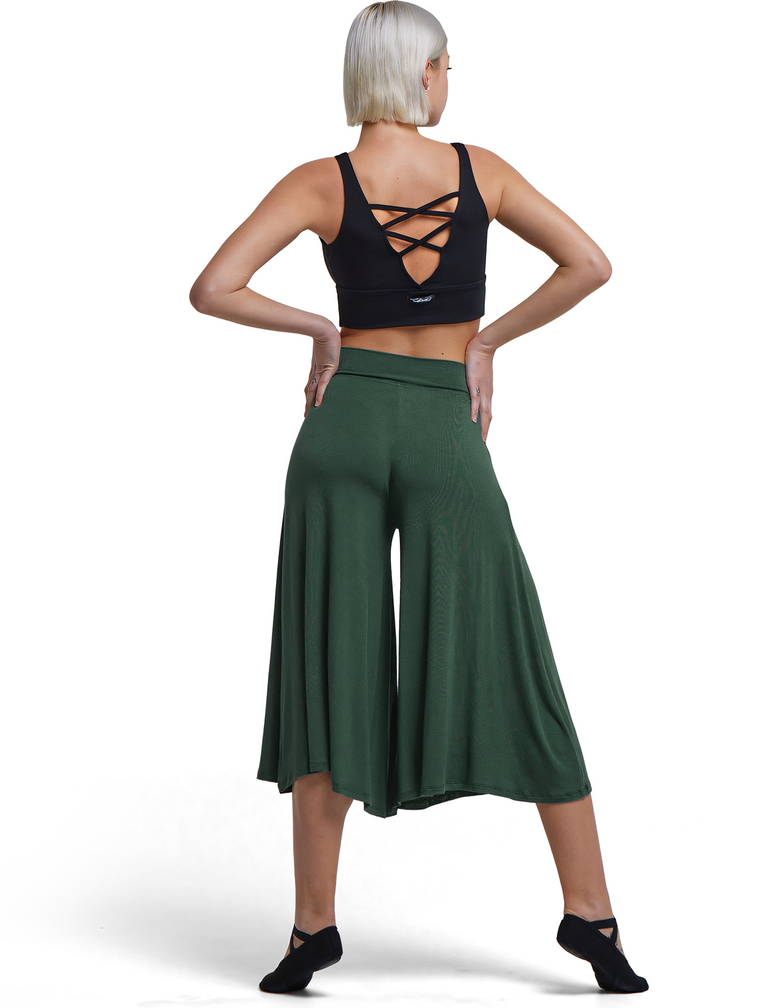 Tempsdanse Banskia Eden Culotte Mit Extraweitem Bein Gruen 113596 03