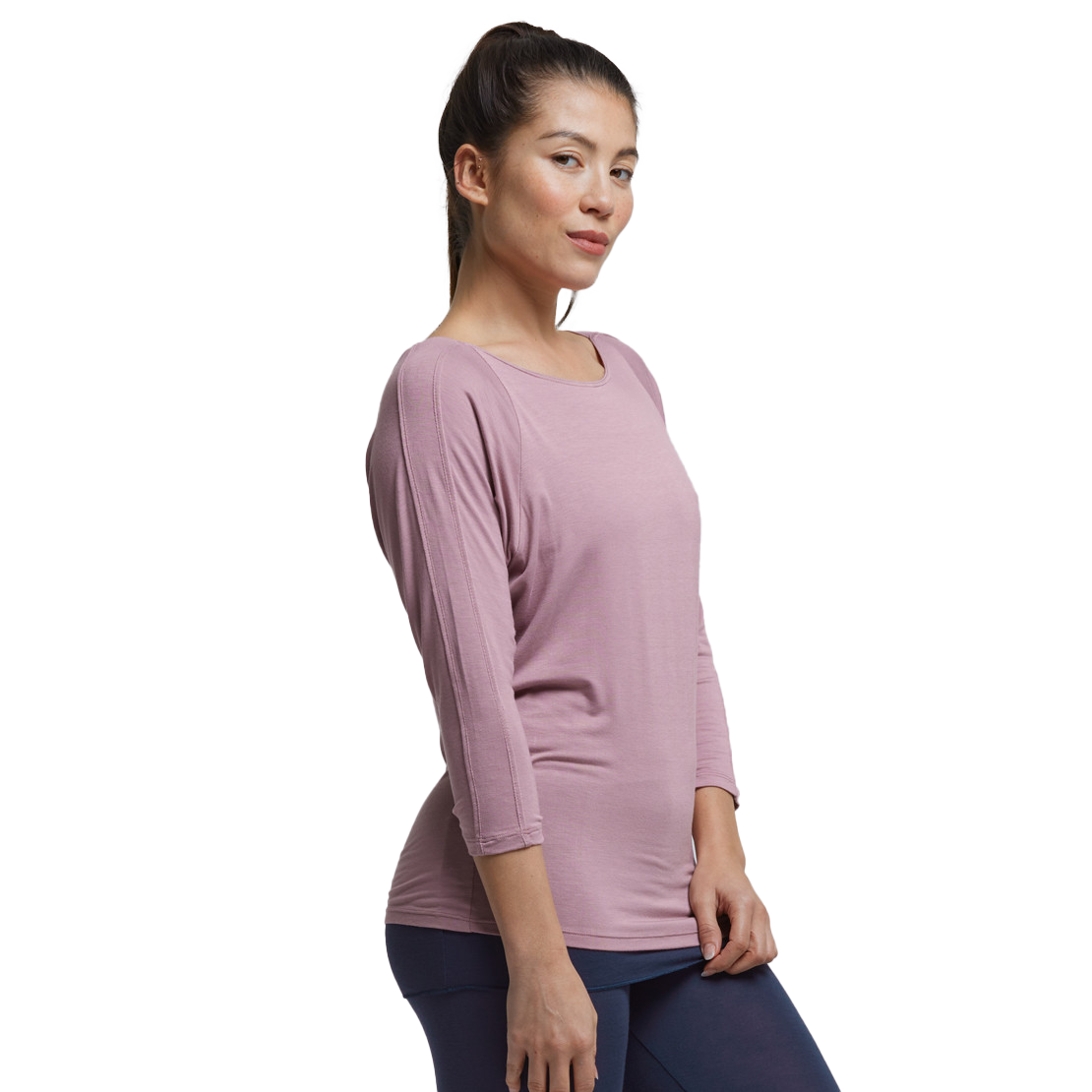 Tempsdanse Bardane Blush Fledermaus Shirt Altrosa 02