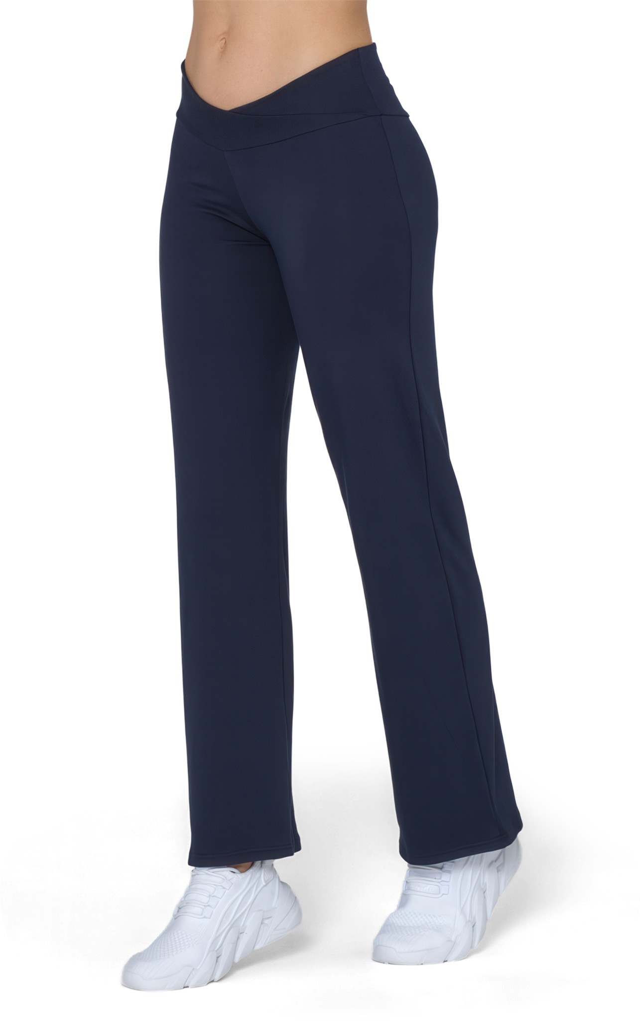 Tempsdanse Caracas Marine Damen Jazzhose Mit V Bund Dunkelblau 03