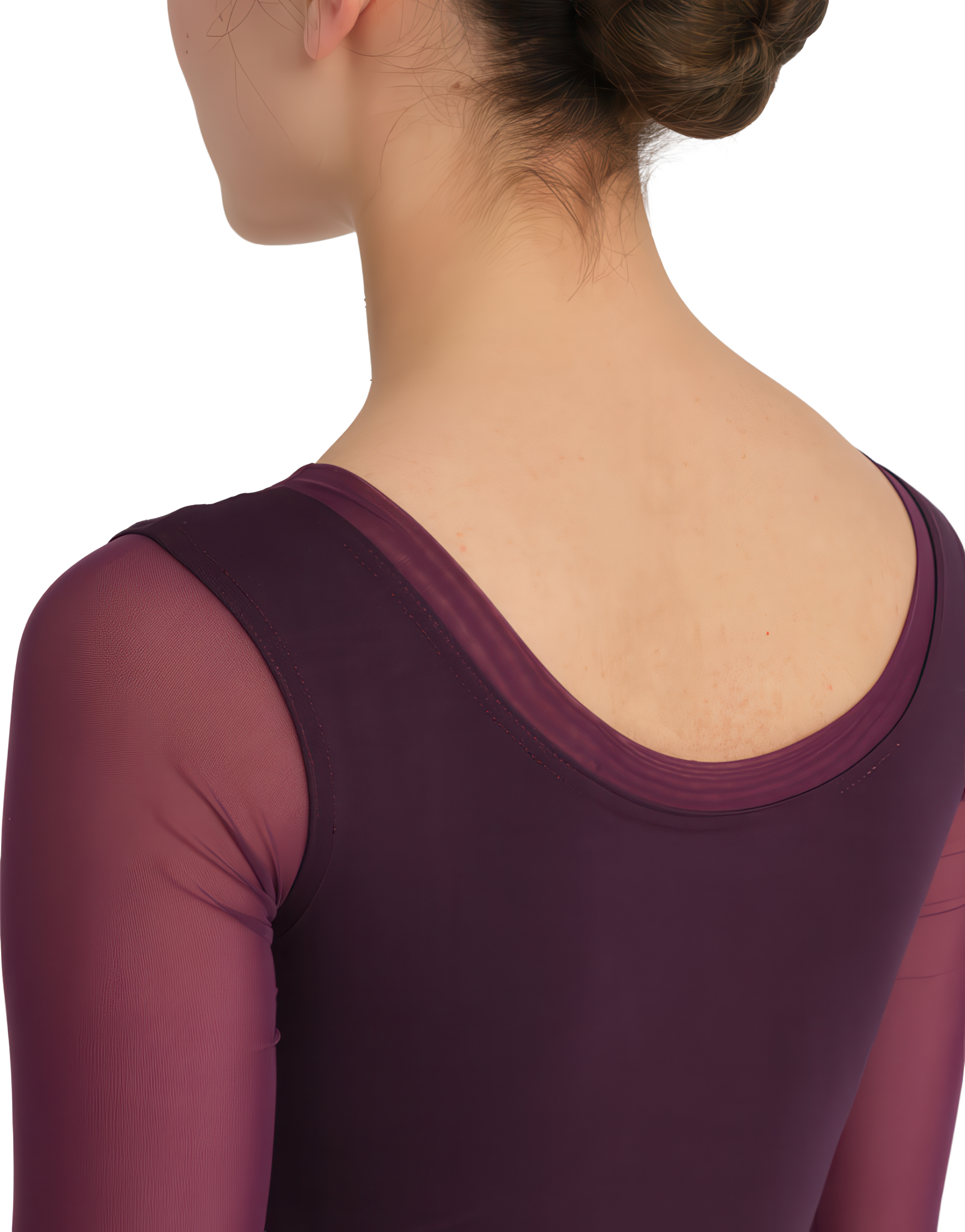 Tempsdanse Decibel Fig Lila Tanztrikot Mit Langen Mesh Aermeln 113600 06