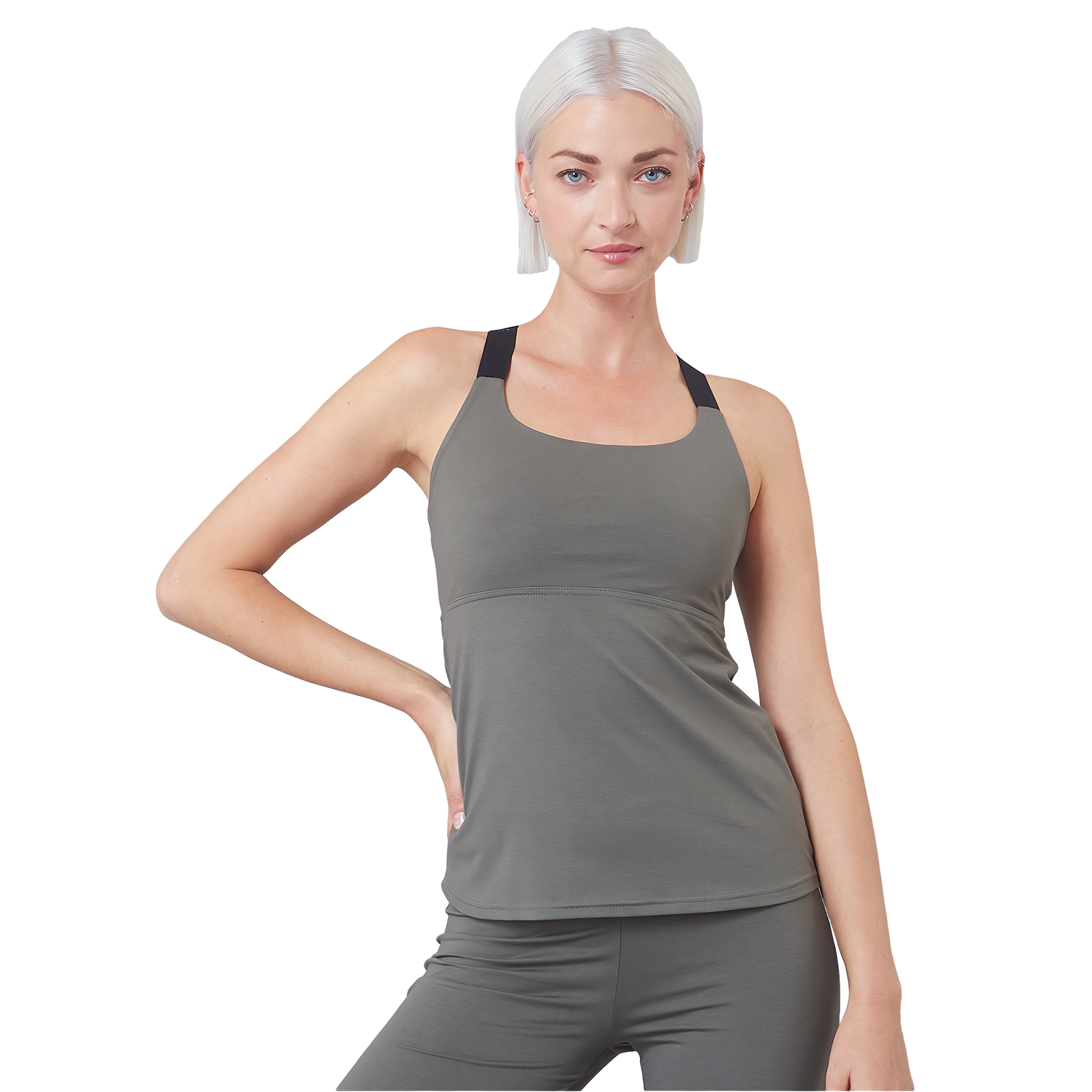 Tempsdanse Gaia Bonzai Graues Tanktop Mit Racerback 01