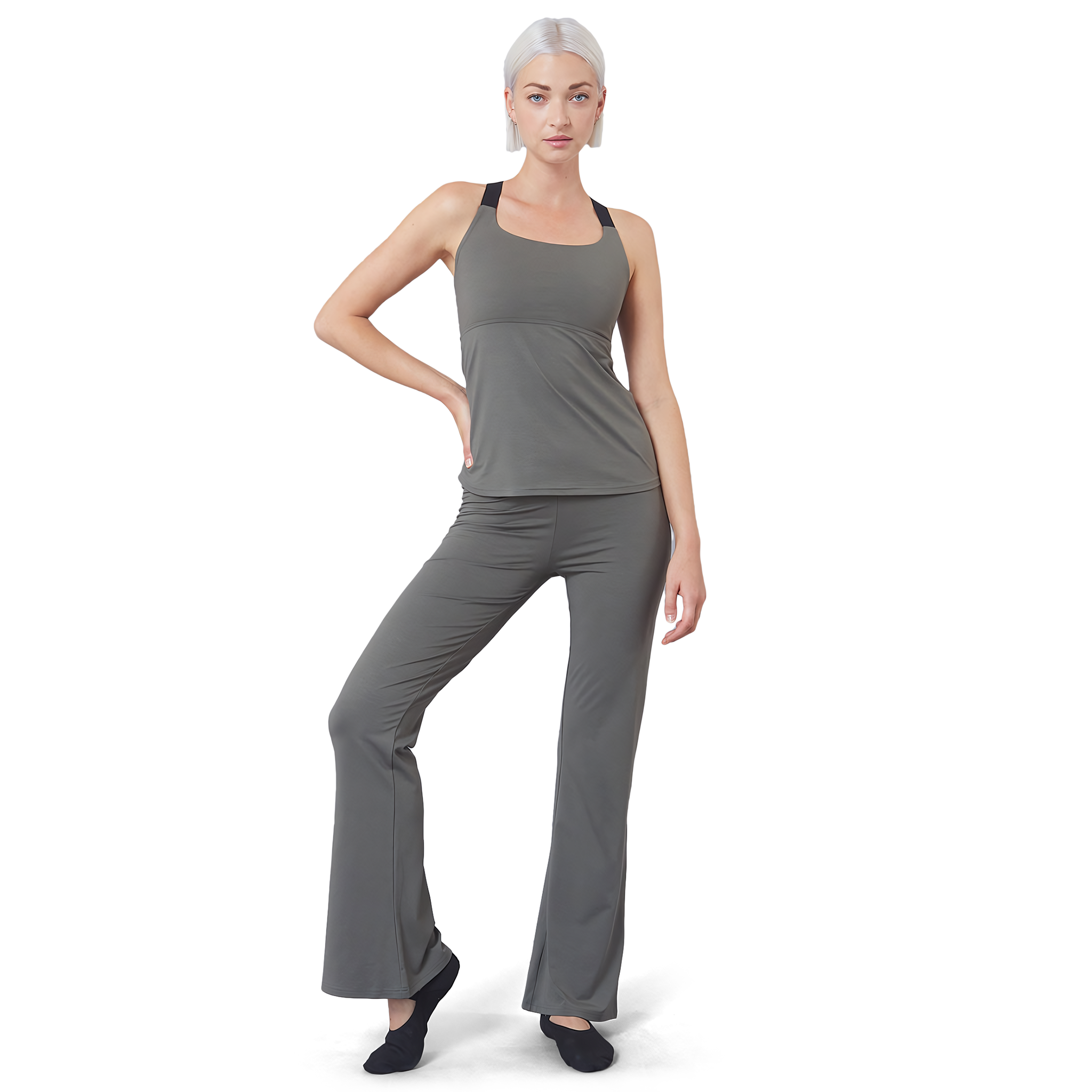 Tempsdanse Gaia Bonzai Graues Tanktop Mit Racerback 03