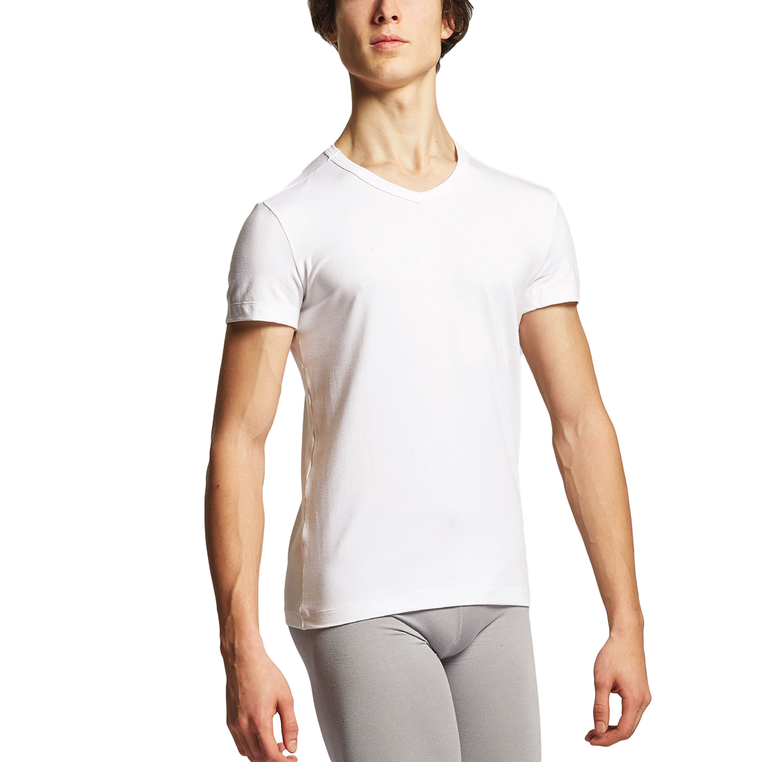 Tempsdanse Oliver Blanc Viskosetanzshirt Fuer Herren Weiss 02