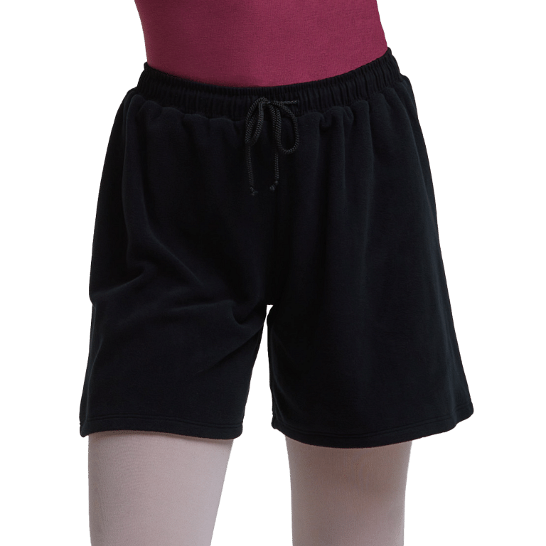 Tempsdanse Smile Noir Unisex Waermeshorts Aus Fleece Schwarz 04