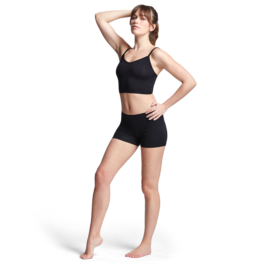 Tempsdanse Visu Noir Damen Short Aus Viskose Schwarz 04