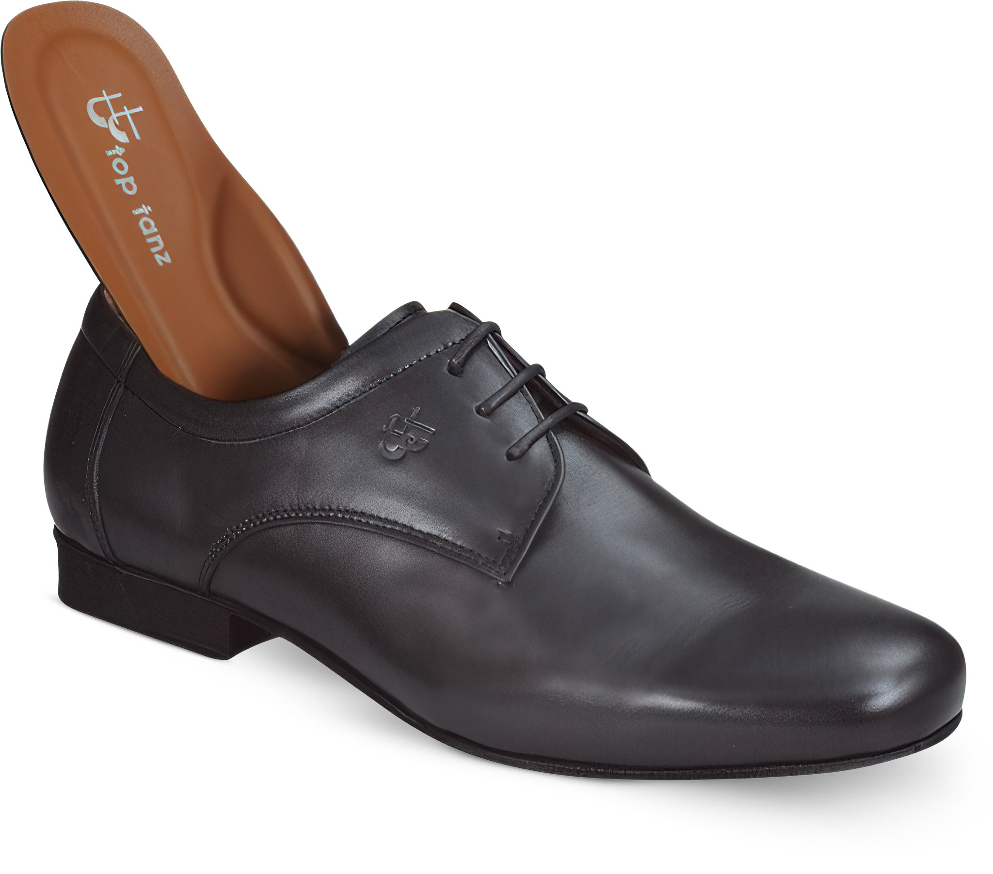 Toptanz Fox Schwarz Herren Tanzschuh Mit Herausnehmbare Innensohle 02