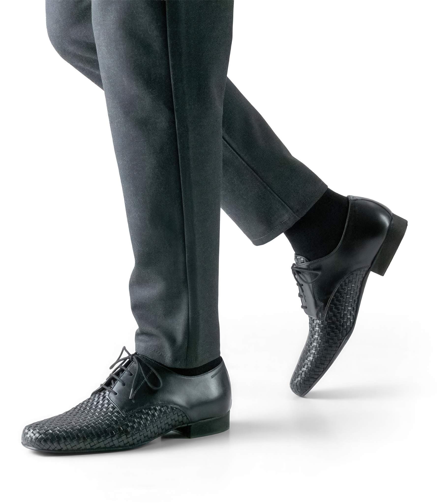 Werner Kern Como 28018 Schwarz Nappa Herren Tanzschuh Mit Flecht Details 58425 02