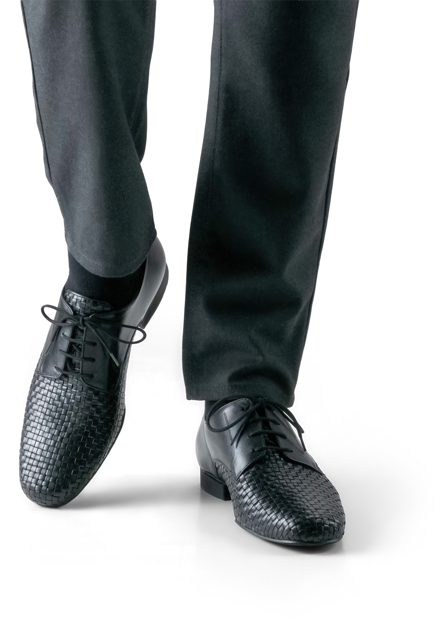 Werner Kern Como 28018 Schwarz Nappa Herren Tanzschuh Mit Flecht Details 58425 03