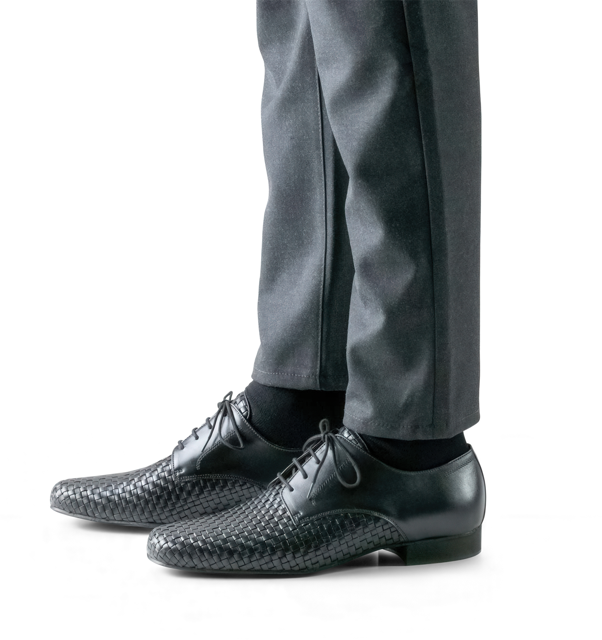 Werner Kern Como 28018 Schwarz Nappa Herren Tanzschuh Mit Flecht Details 58425 04