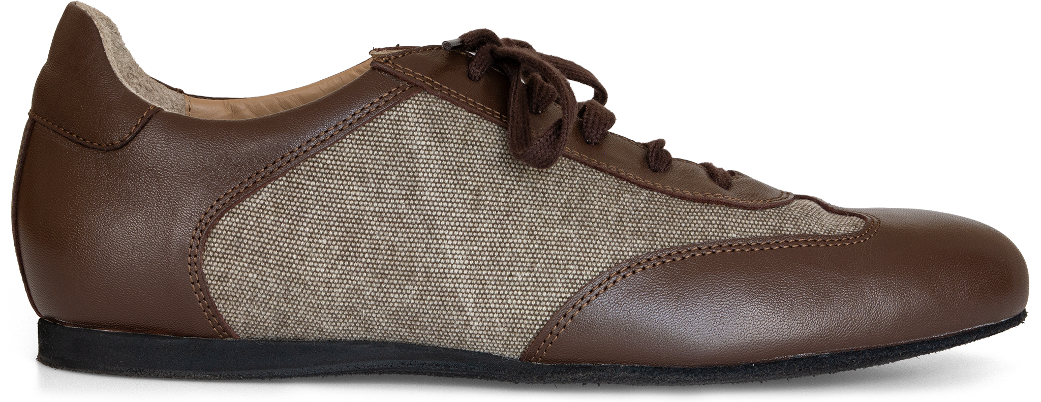 Werner Kern Positano 28062 Mocca Sahara Herren Tanzschuh Aus Canvas Nappaleder Beige Braun 121698 01